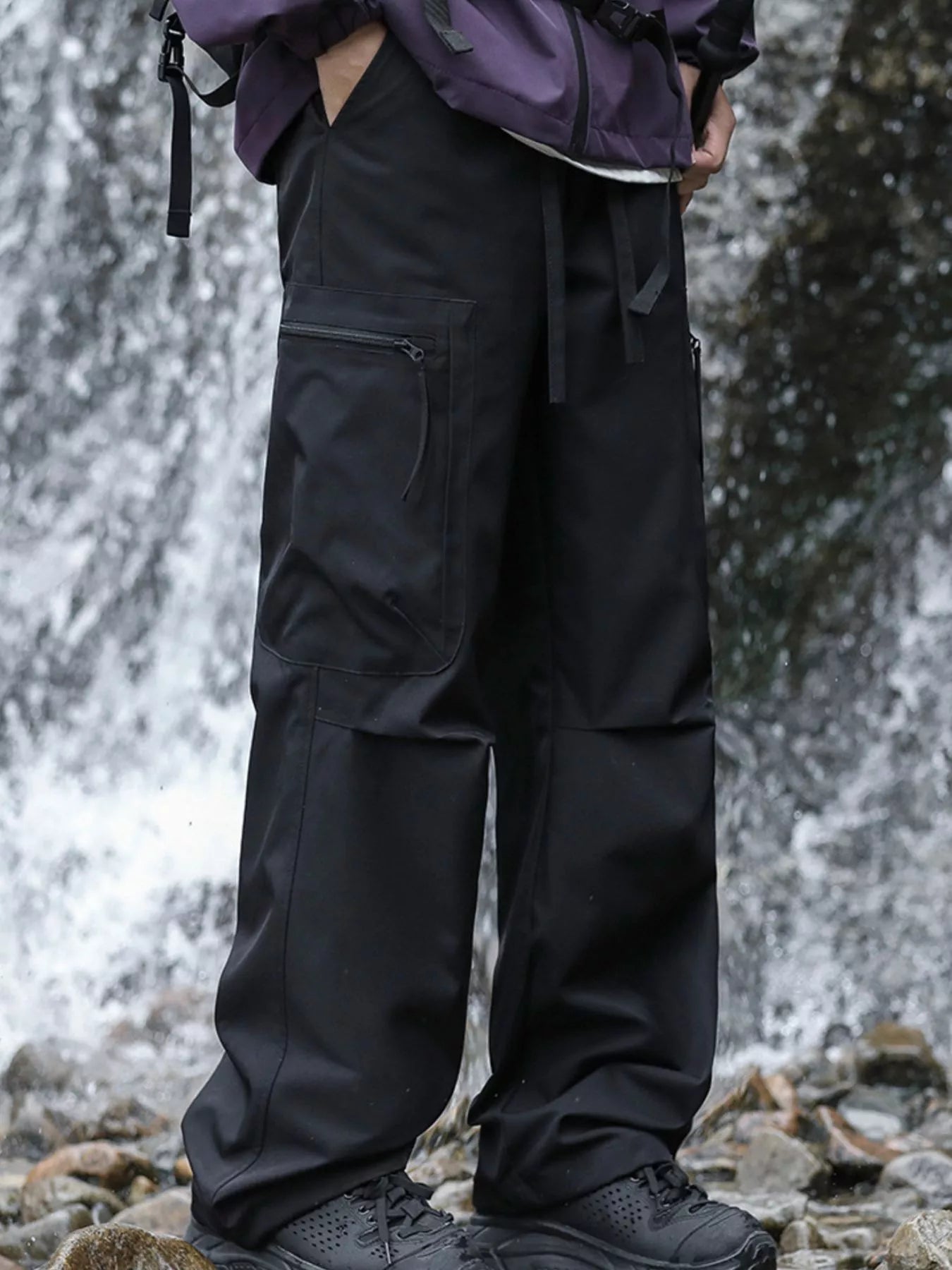 Men's Plus Size Loose Fit Multi - Pocket Cargo Pants - PBNJ FASHIONS