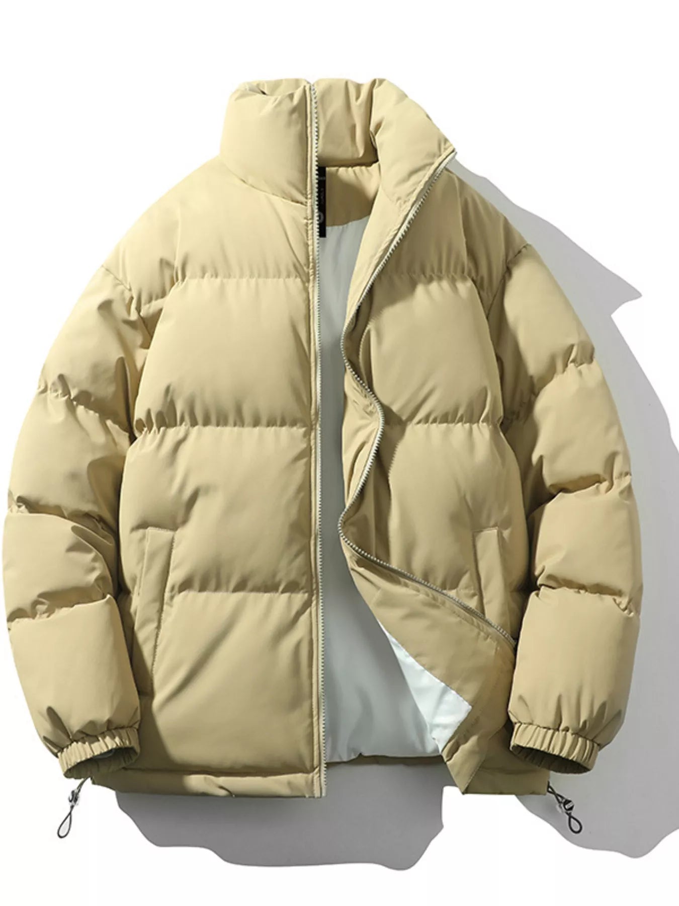 Men's Full Size Padded Zip Up Puffer Jacket Plus Size - PBNJ FASHIONS