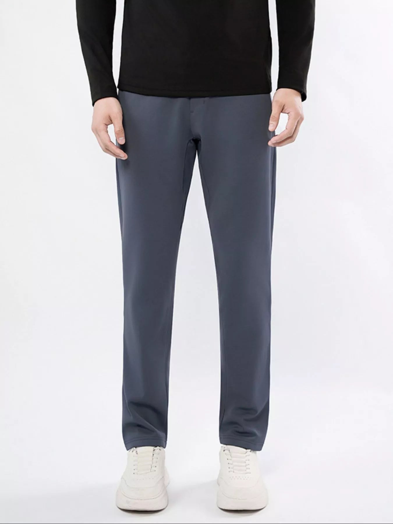 Men's Plus Size Casual Straight - Leg Pants - PBNJ FASHIONS