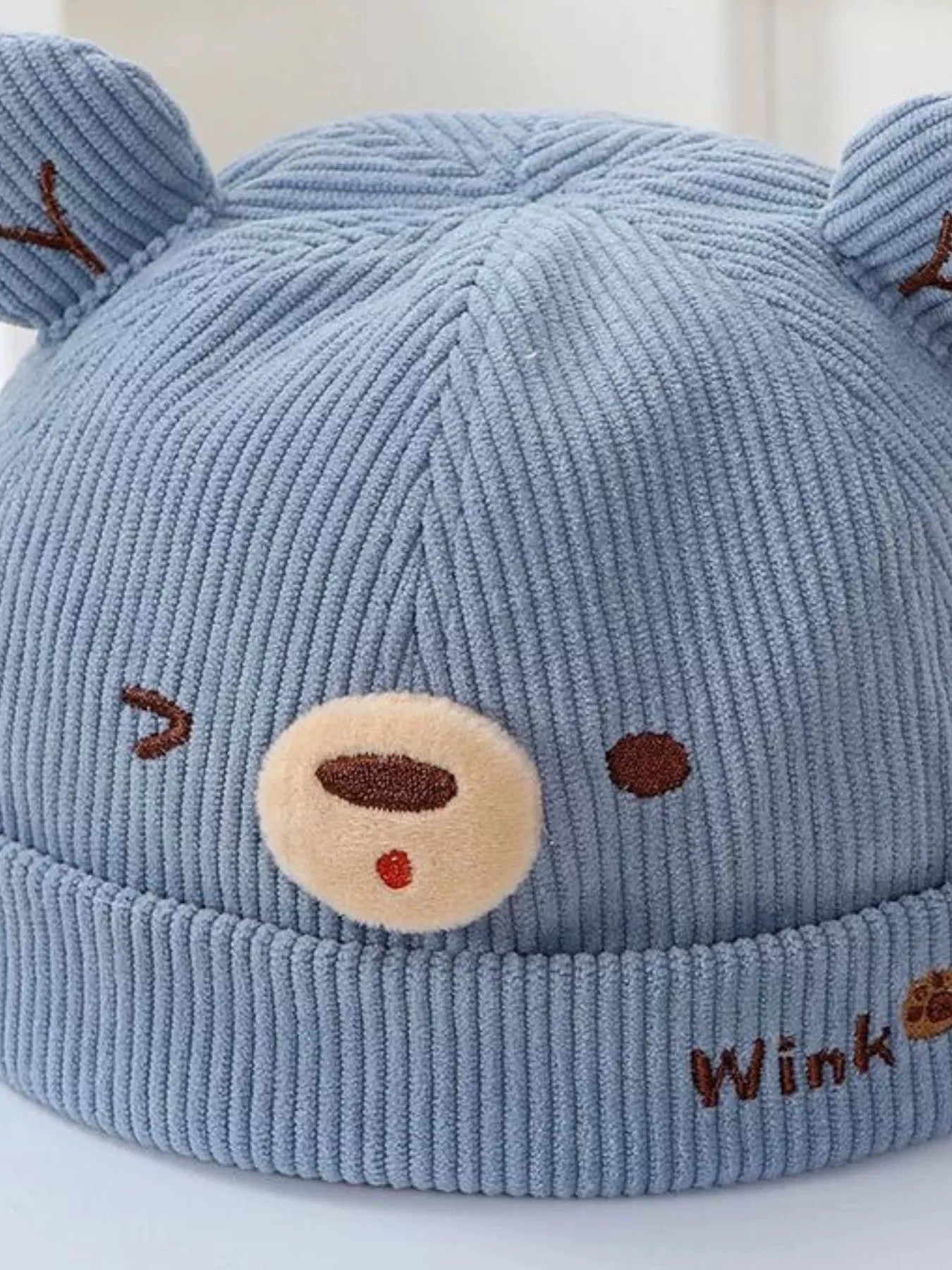 Children's Bear Ear Corduroy Hat - PBNJ FASHIONS