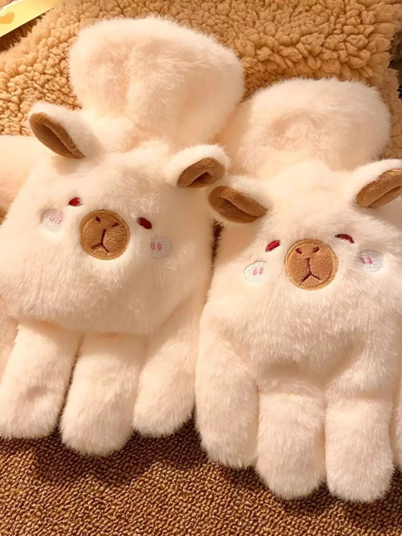 Cartoon Animal Plush Gloves - PBNJ FASHIONS