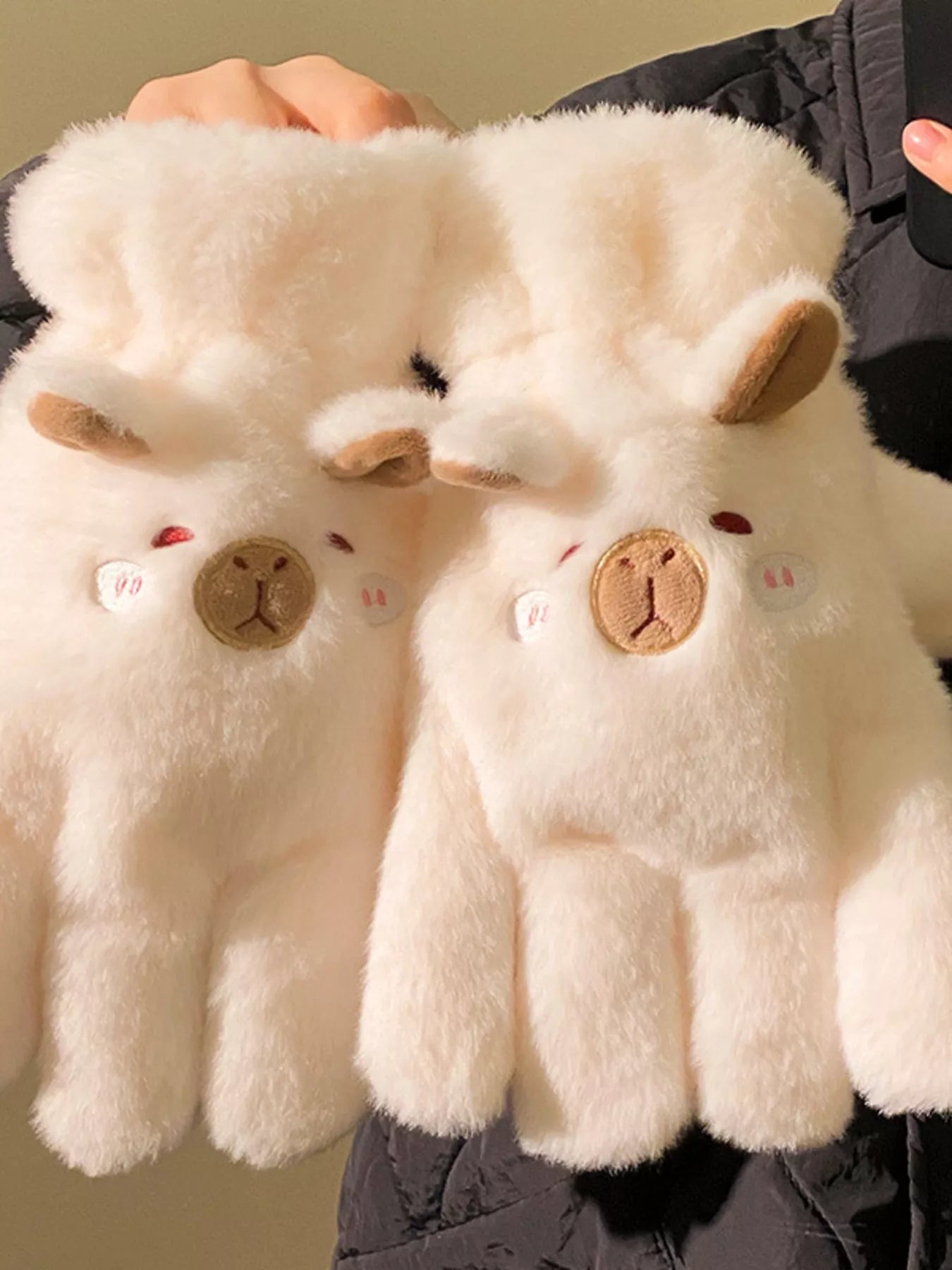 Cartoon Animal Plush Gloves - PBNJ FASHIONS