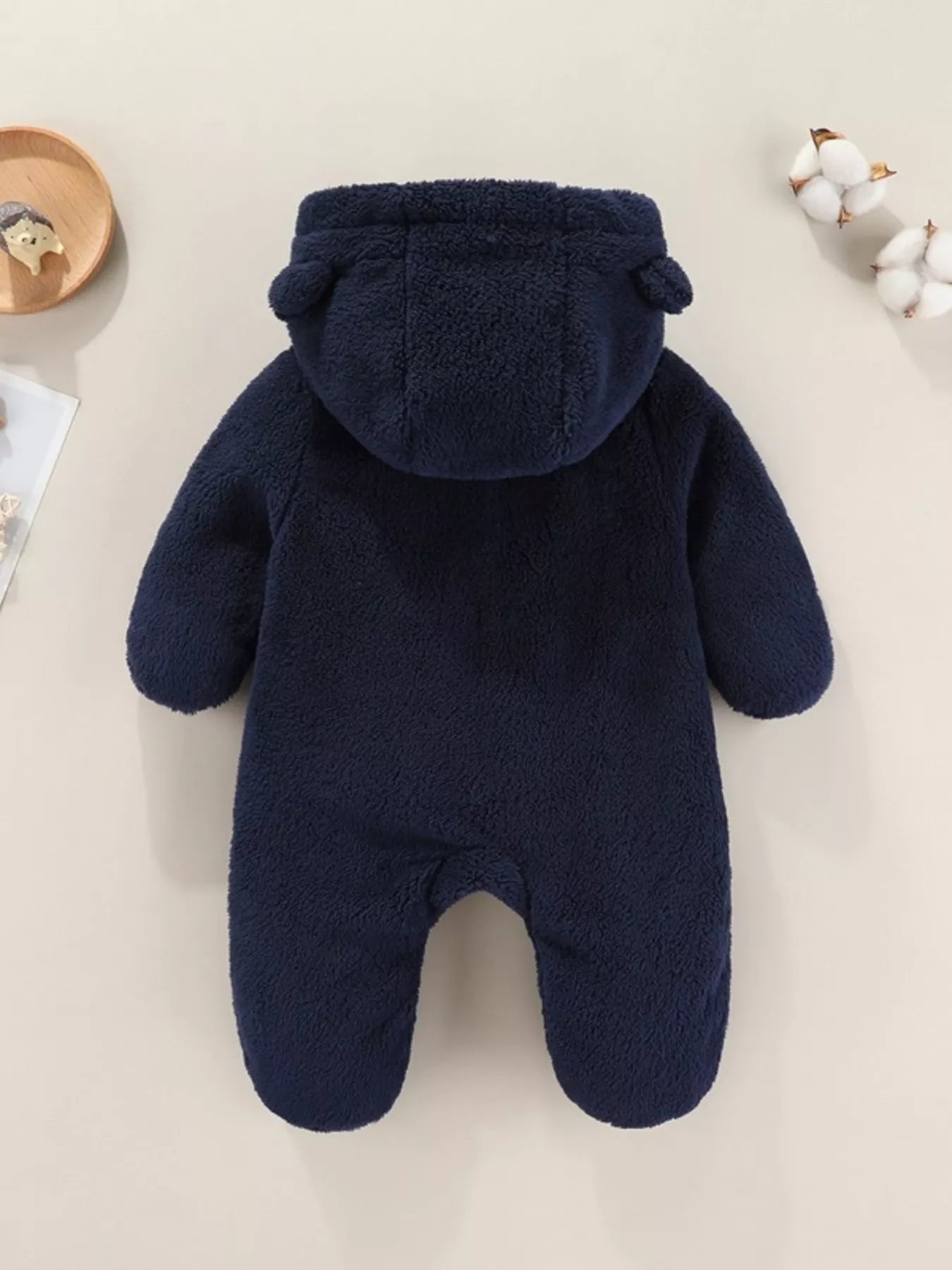 Children's Cozy Bear Hooded Fleece One - Piece - PBNJ FASHIONS
