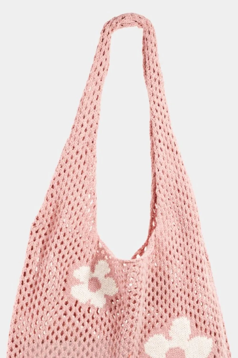 Fame Flower Knitted Shoulder Bag - PBNJ FASHIONS