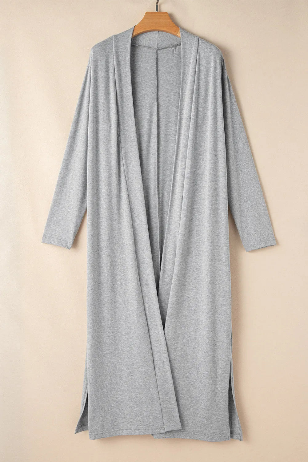 Open Front Long Sleeve Cardigan and Pants Lounge Set - PBNJ FASHIONS