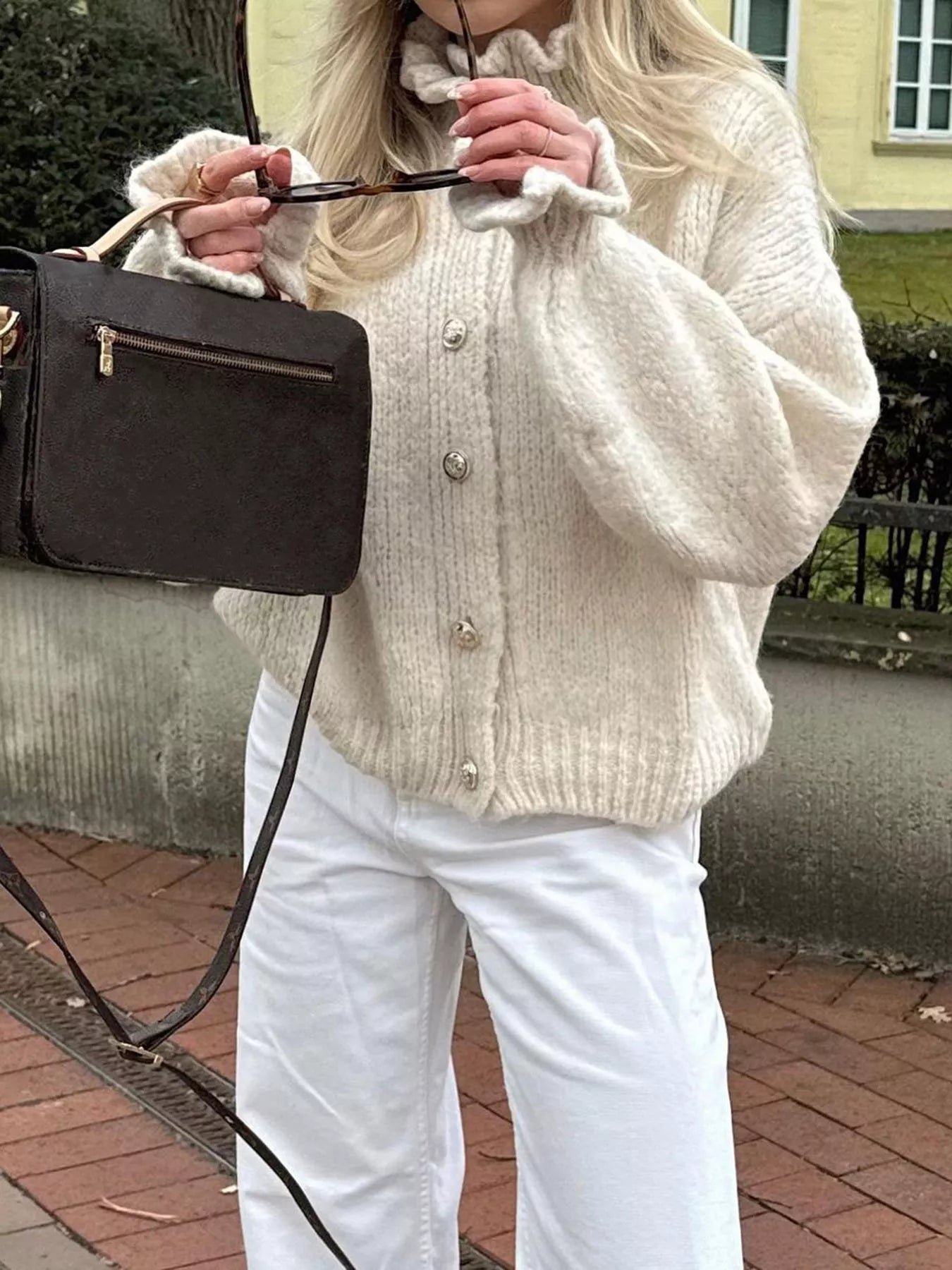 Button - Down Long Sleeve Cardigan - PBNJ FASHIONS