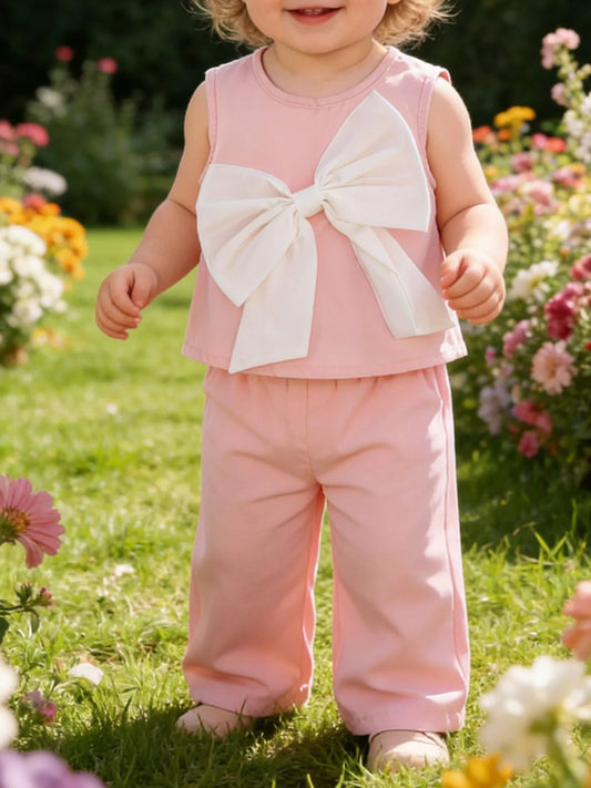 Children's Bow Tank and Pants Set - PBNJ FASHIONS