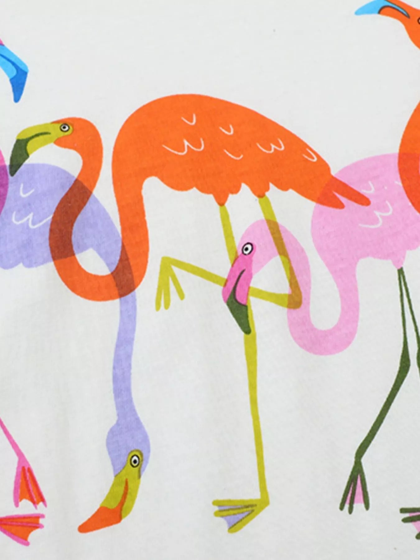 Children's Casual Flamingo Round Neck T-Shirt - PBNJ FASHIONS