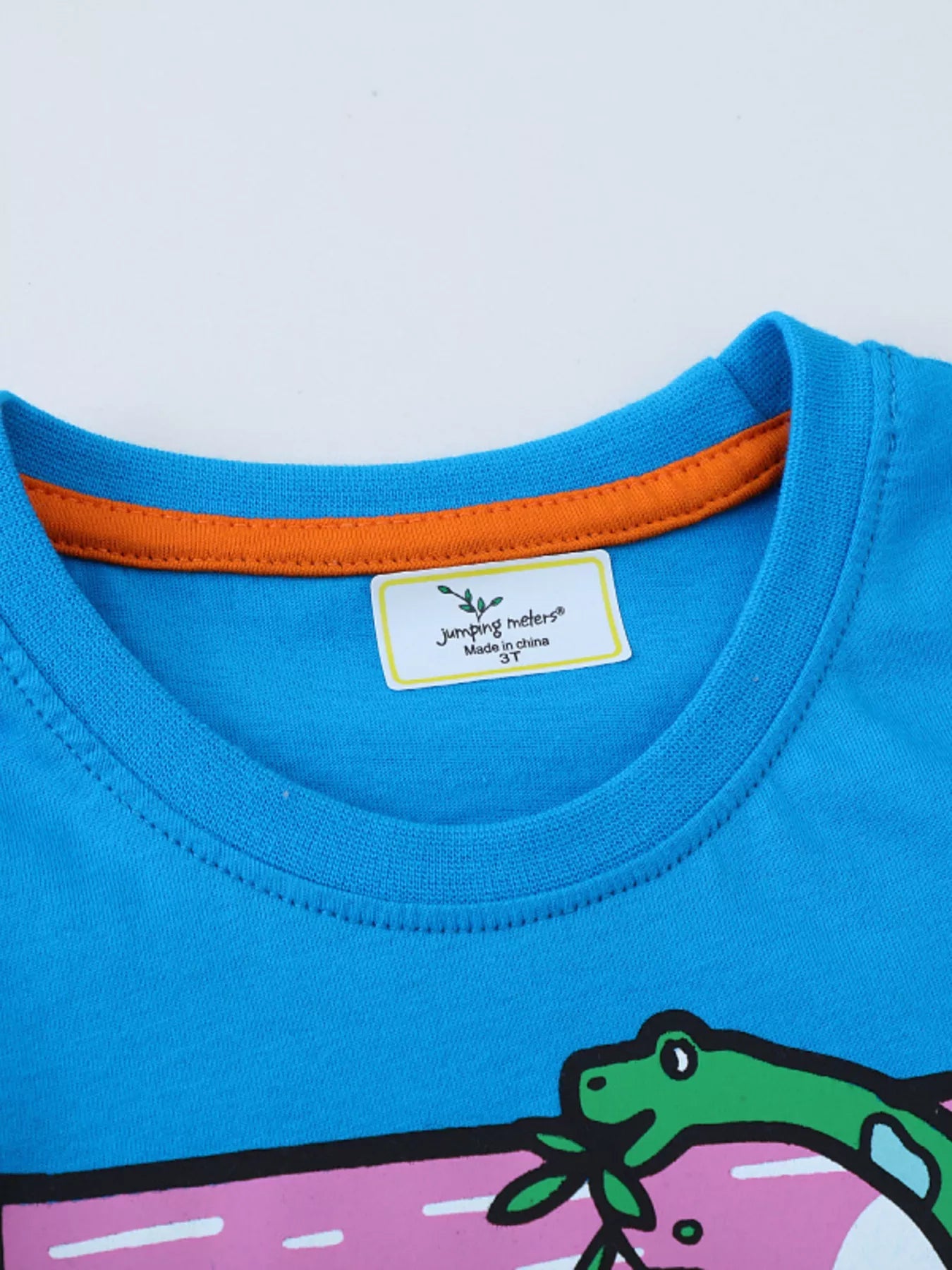 Children's Dinosaur Blue T-Shirt - Premium Comfort & Fun Design for Young Dino Fans - Sky Blue-3T- - PBNJ FASHIONS