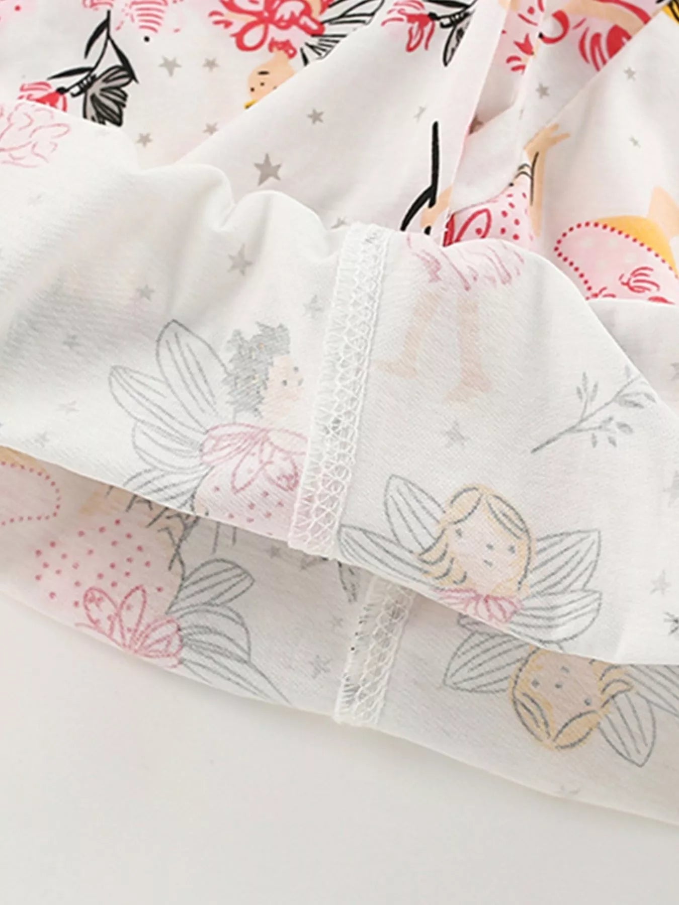 Children's Fairy Print Short Sleeve Tee and Shorts Set - PBNJ FASHIONS