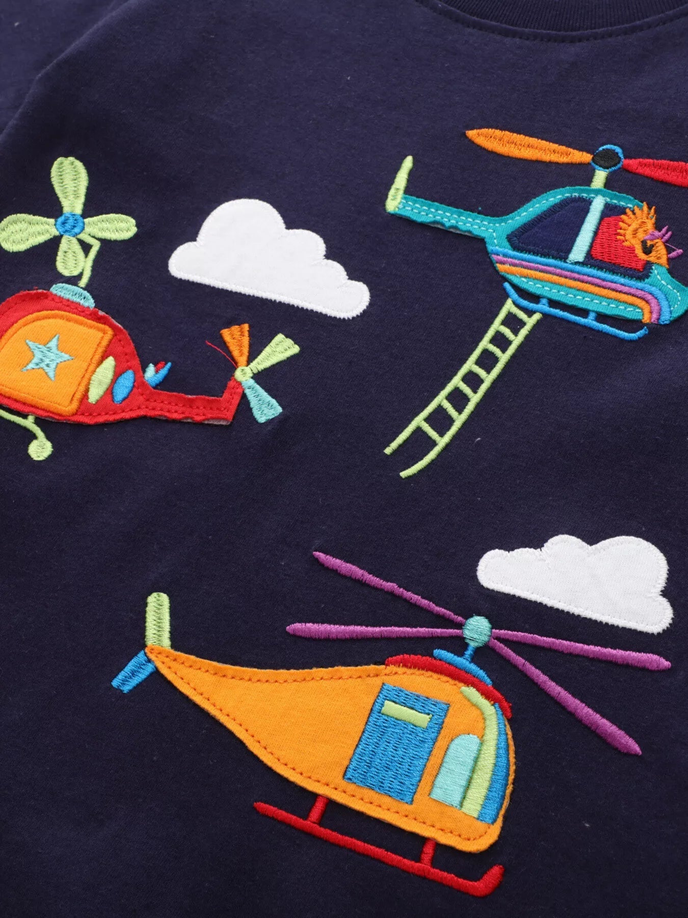 Children's Helicopter Short Sleeve T-Shirt - PBNJ FASHIONS