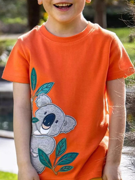 Children's Koala Round Neck T-Shirt - PBNJ FASHIONS