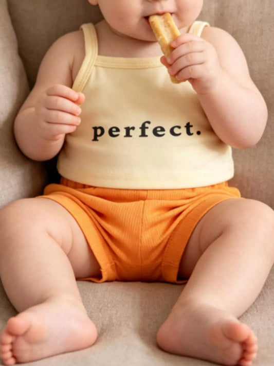 Children's Letter Cami and Shorts Set - PBNJ FASHIONS