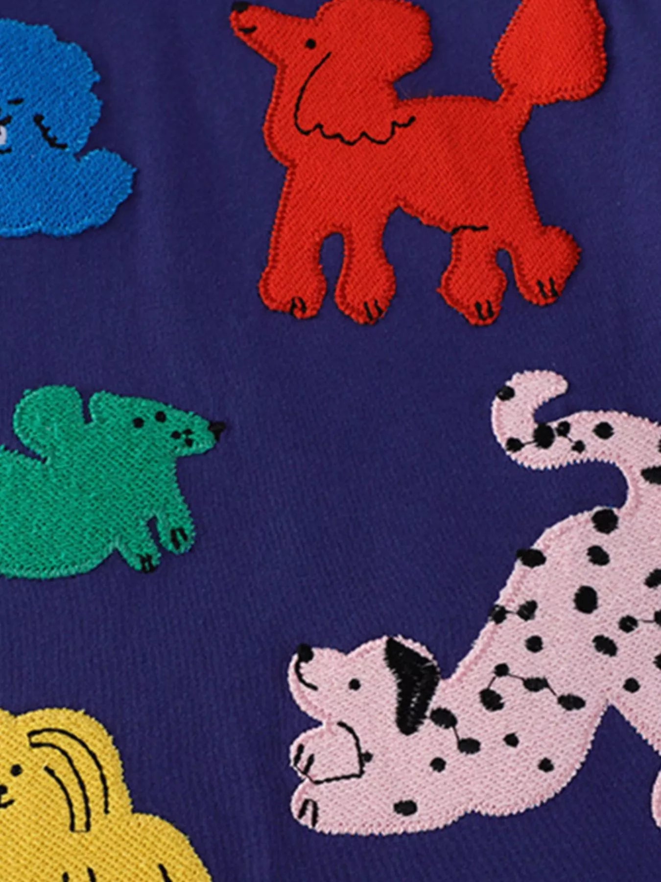 Children's Puppy Patch Round Neck T-Shirt - PBNJ FASHIONS