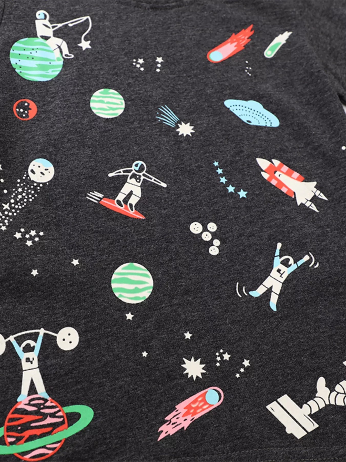 Children's Space - Themed Short Sleeve T-Shirt - PBNJ FASHIONS
