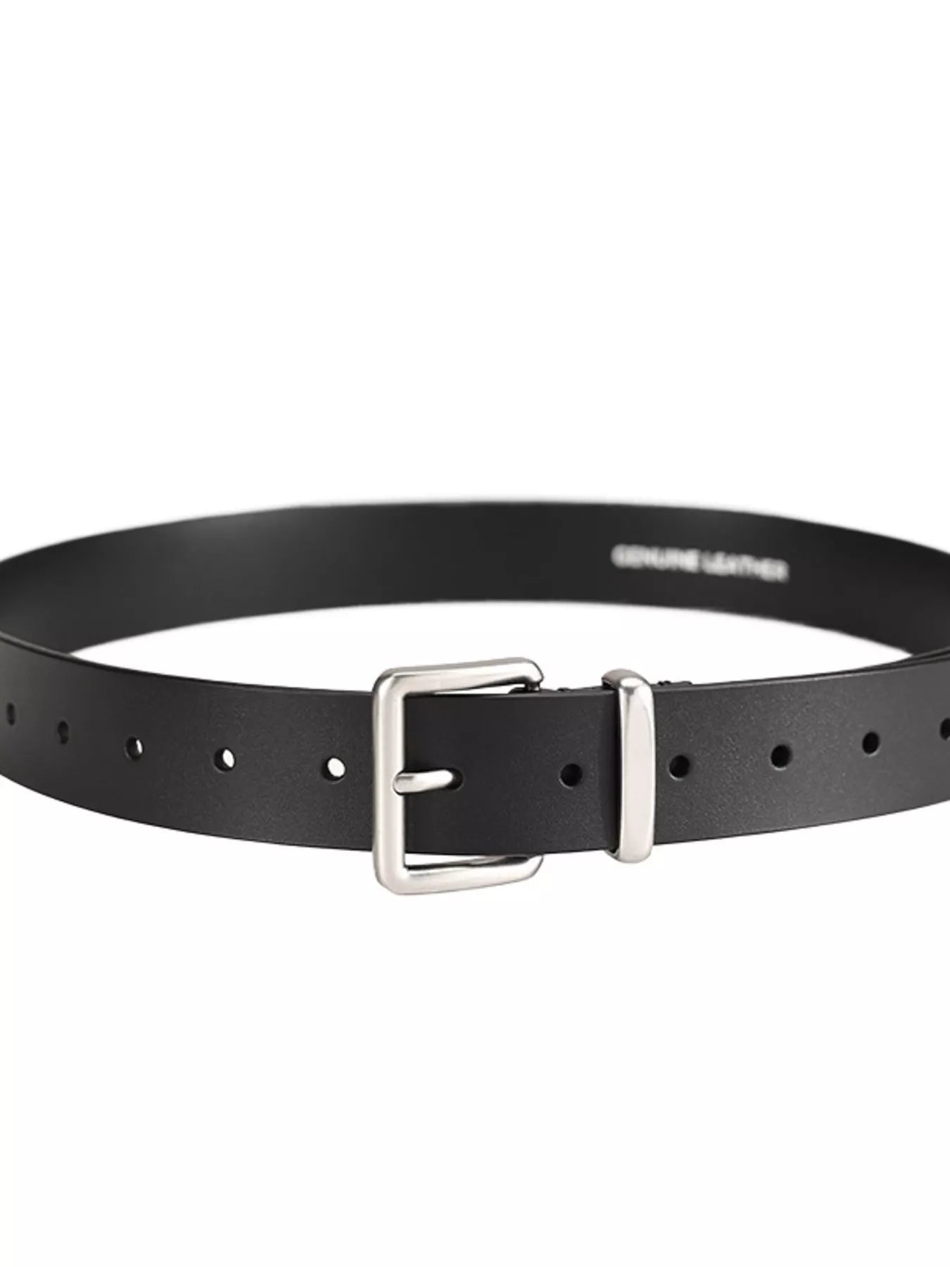 Classic Leather Belt with Buckle - PBNJ FASHIONS
