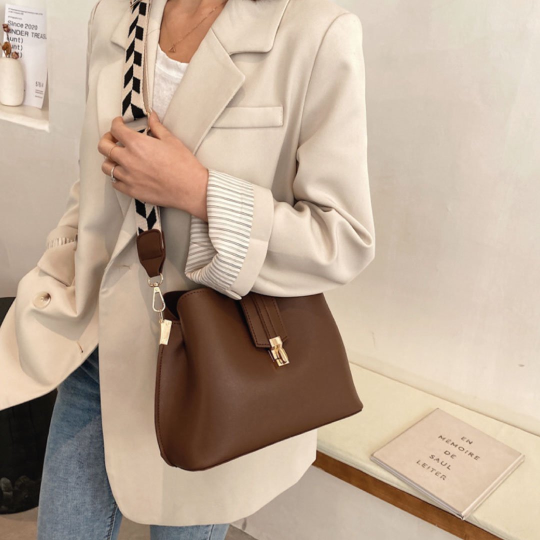 Checkered Shoulder Bag-3