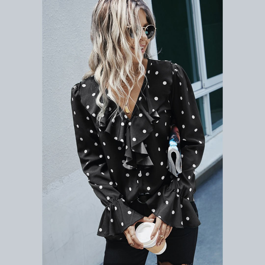 Polka Dot Top-0