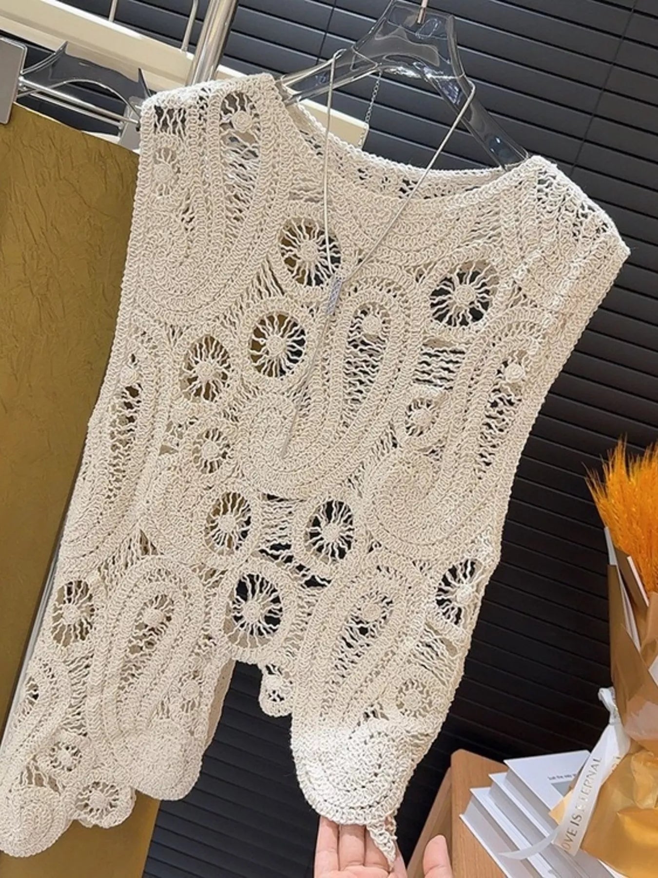 Crochet Sleeveless Tank and Skirt Set - PBNJ FASHIONS