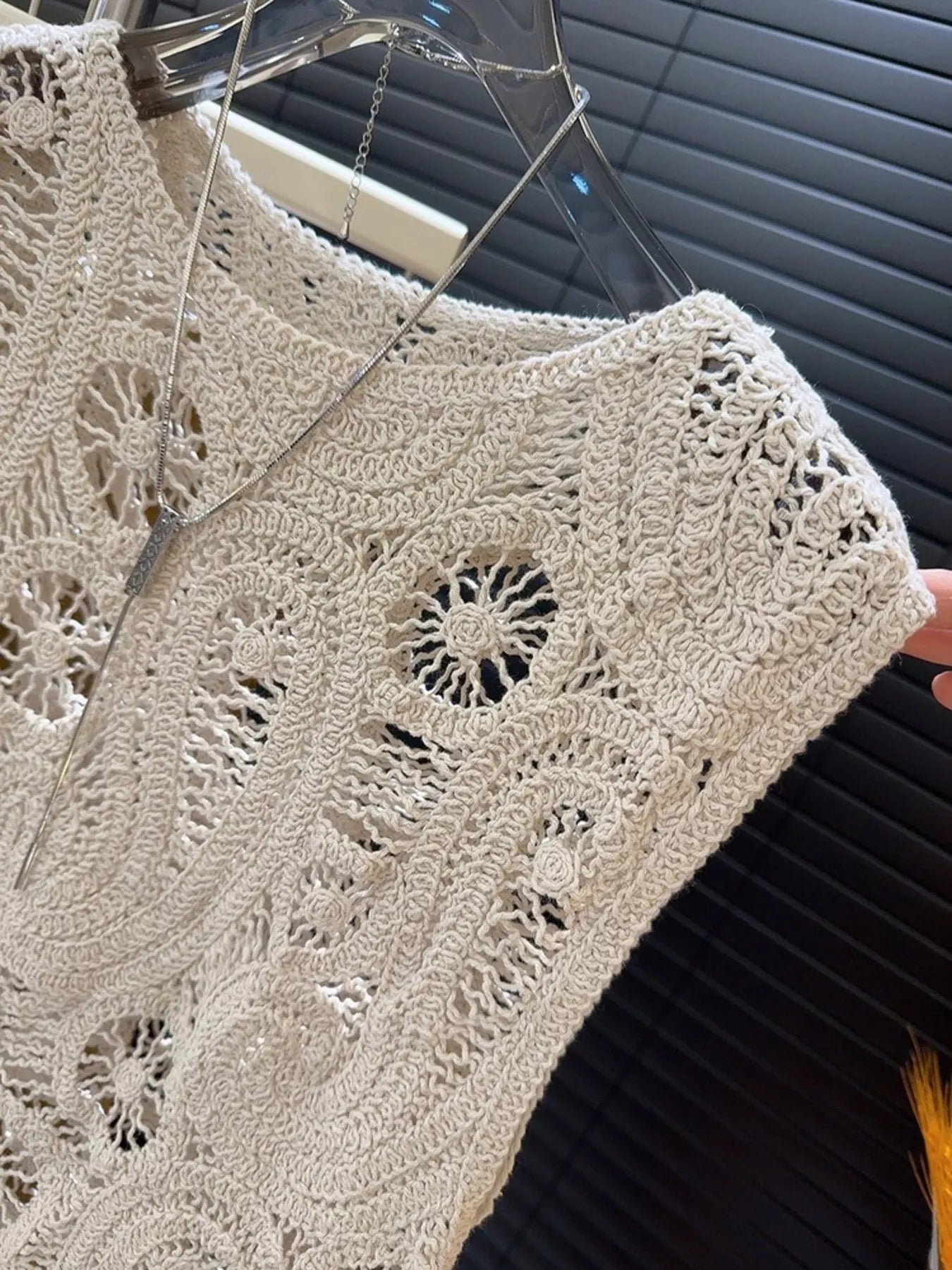 Crochet Sleeveless Tank and Skirt Set - PBNJ FASHIONS