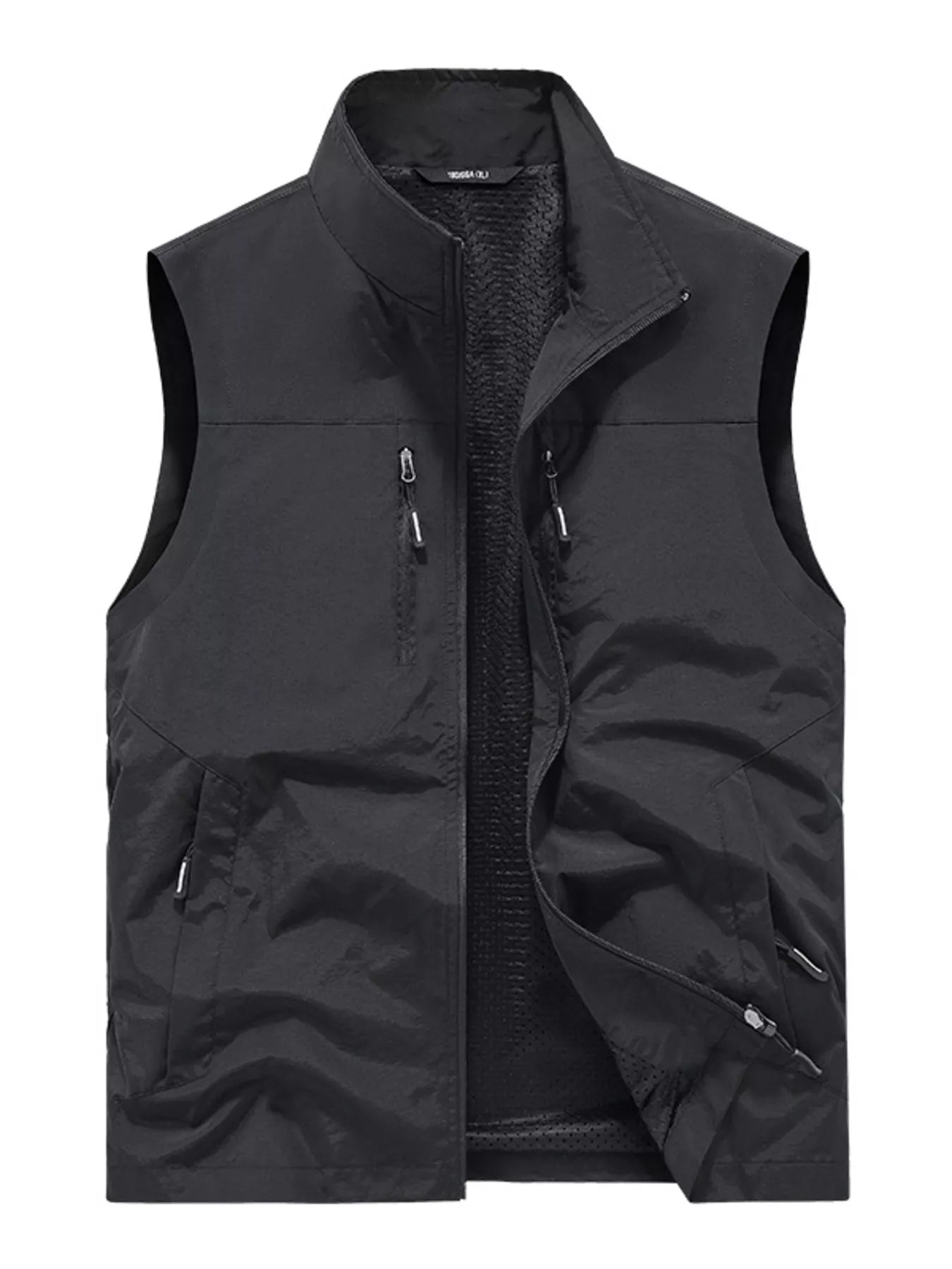 Men's Plus Size Lightweight Outdoor Zip Up Vest - PBNJ FASHIONS