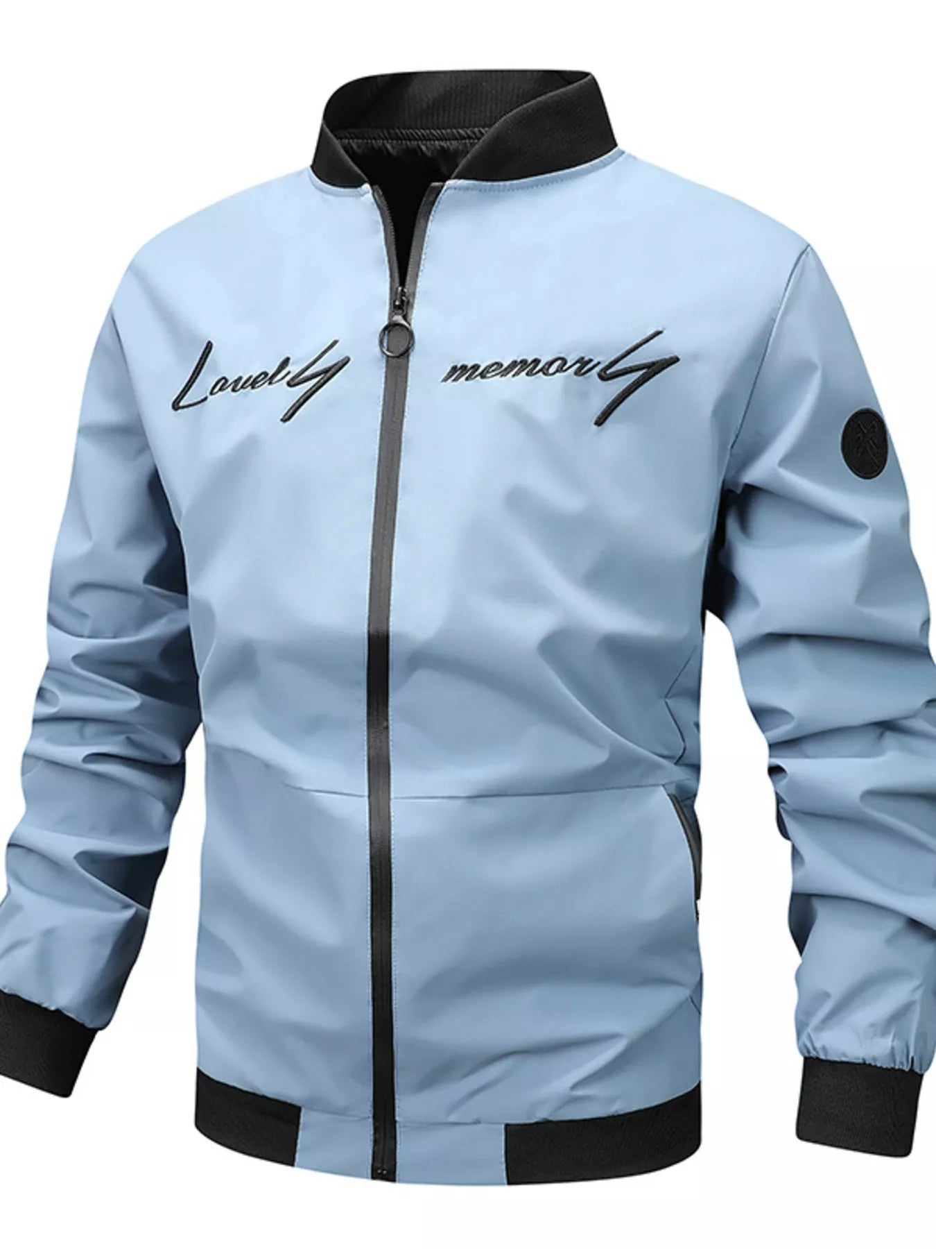 Men's Plus Size Zip Up Bomber Jacket - PBNJ FASHIONS
