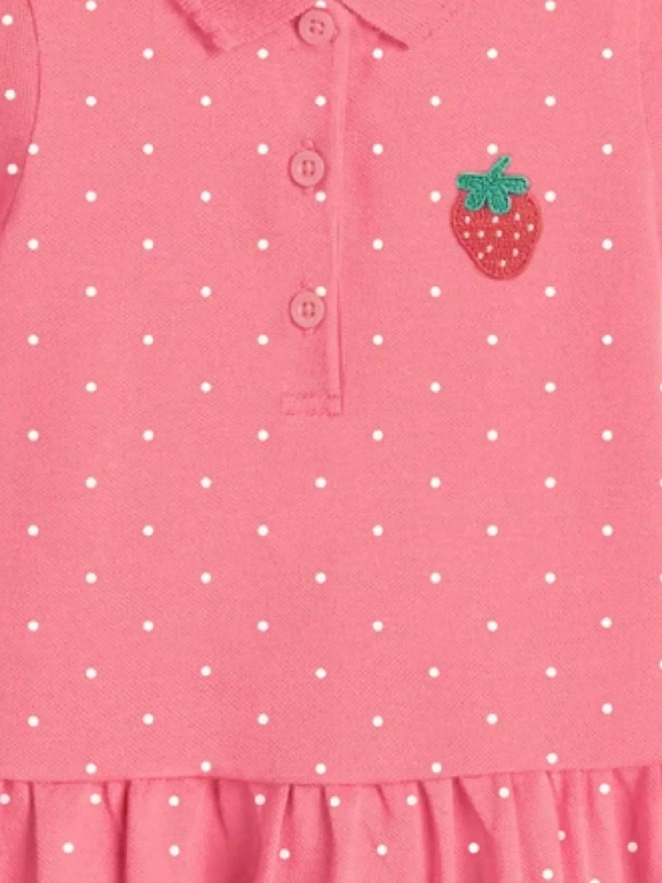 Children's Button Detail Short Sleeve Dress - PBNJ FASHIONS