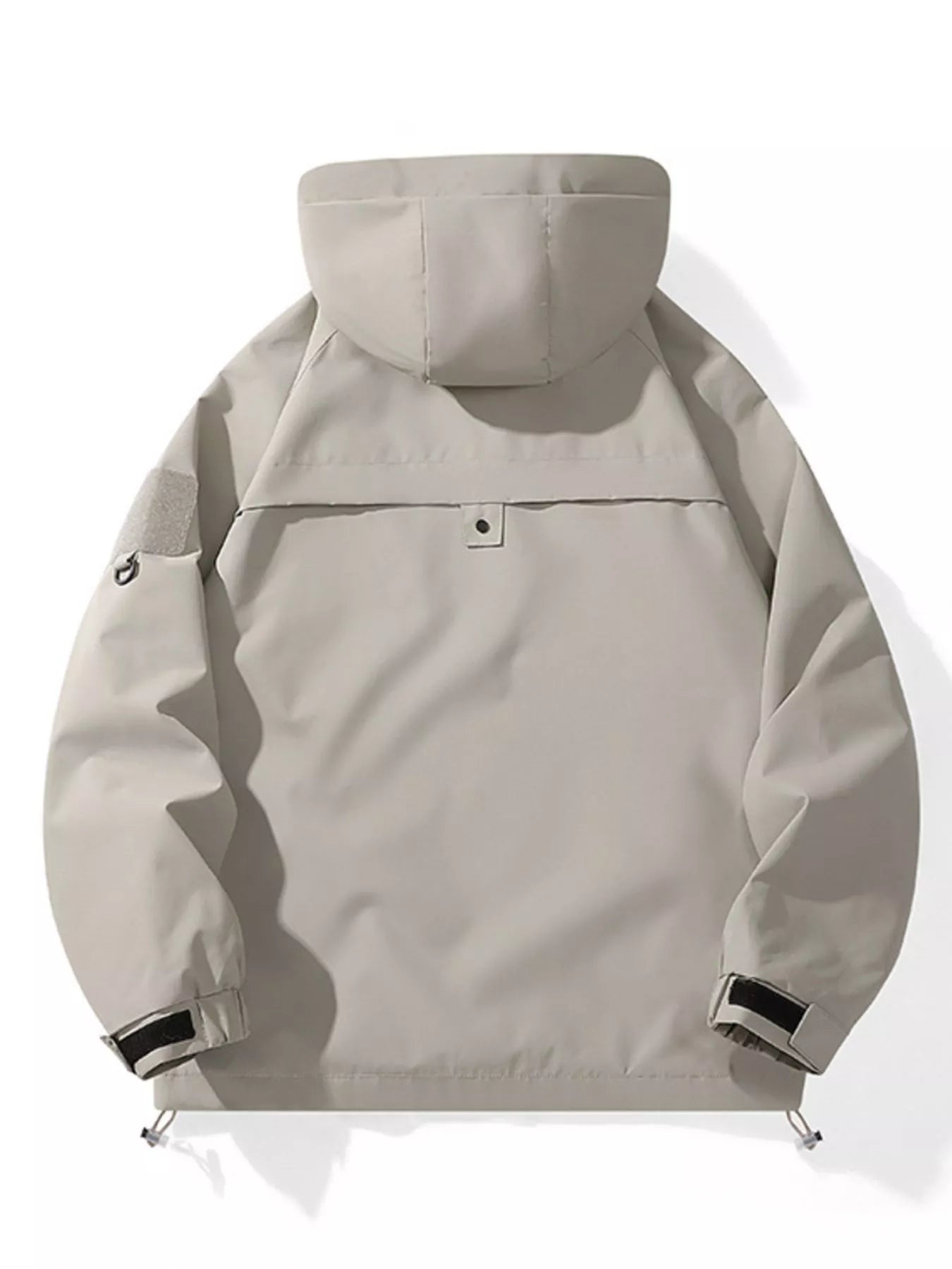 Men's Full Size Hooded Windproof Outdoor Jacket Plus Size - PBNJ FASHIONS