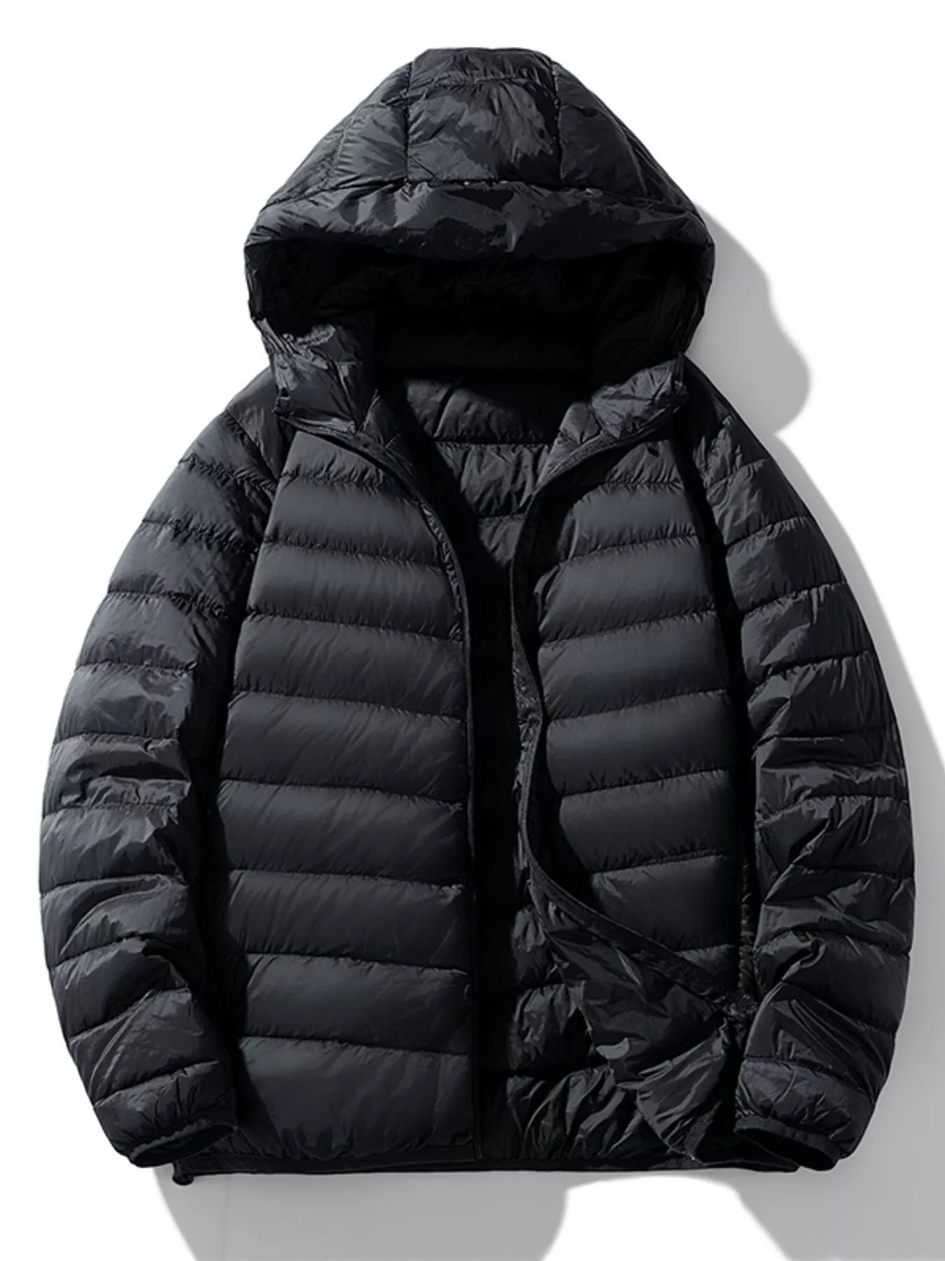 Men's Lightweight Zip Up Hooded Jacket - PBNJ FASHIONS