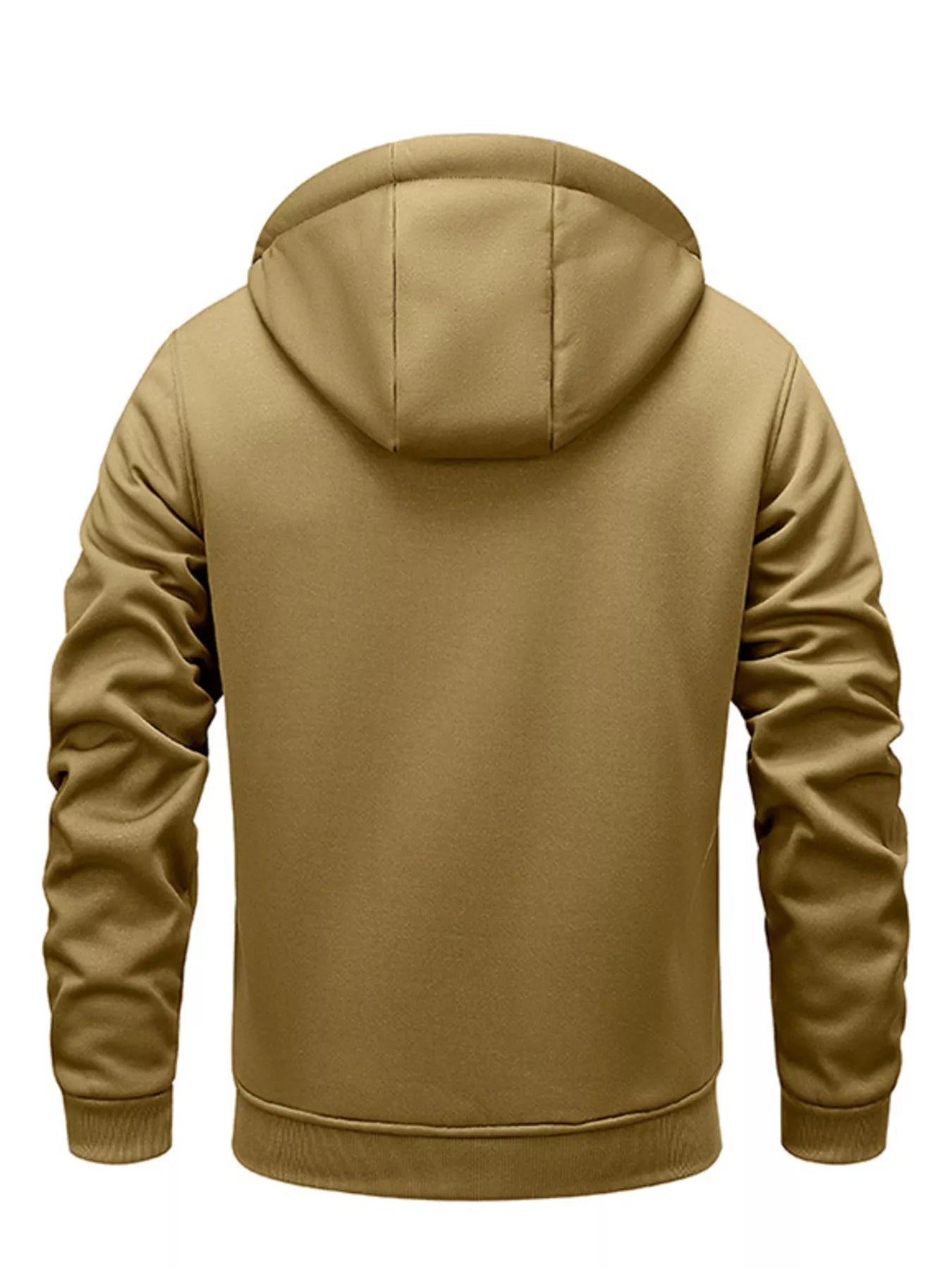 Men's Full Size Warm Fleece Lined Zip - Up Hoodie Plus Size - PBNJ FASHIONS