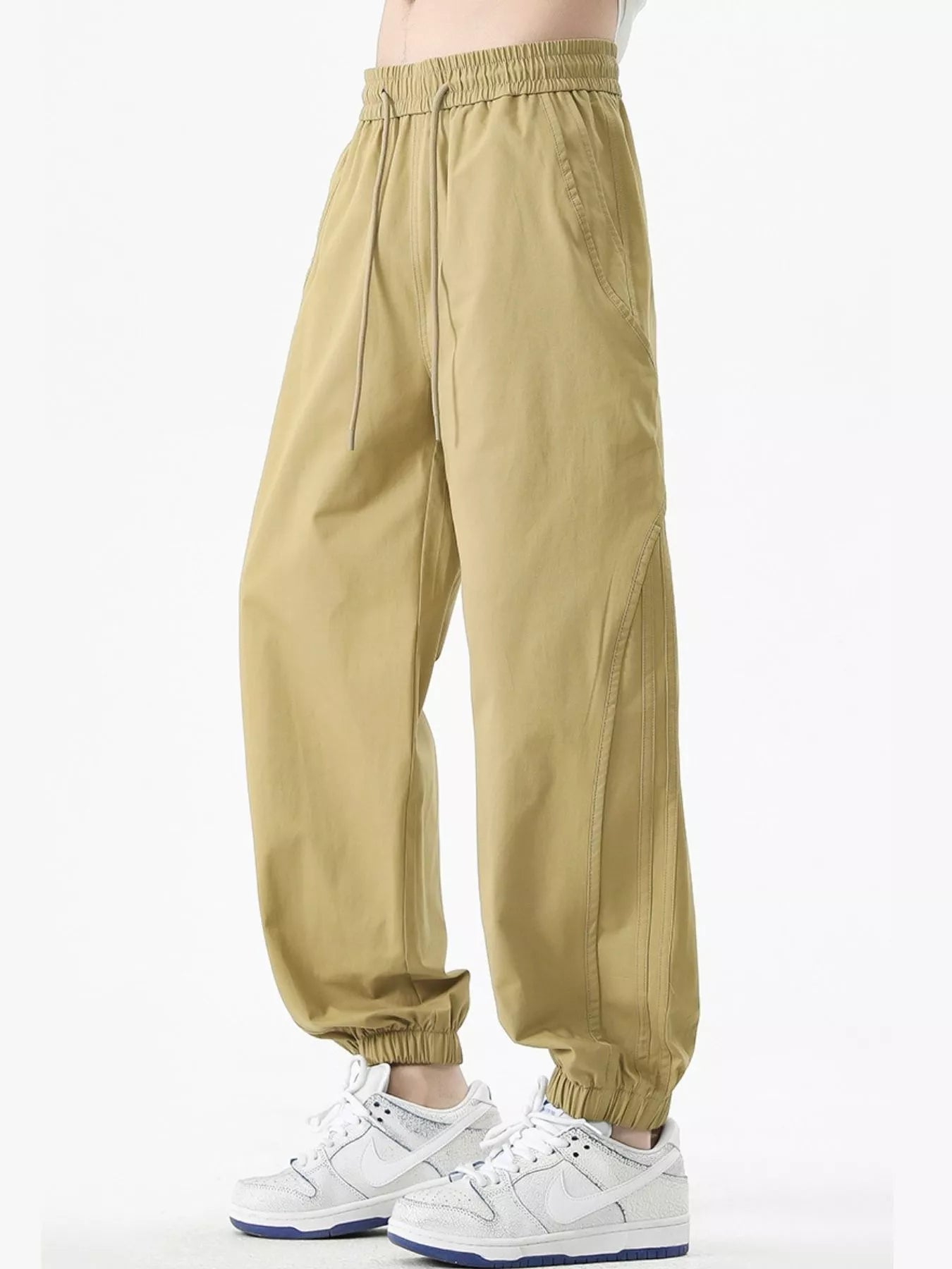 Men's Plus Size Loose Fit Drawstring Casual Pants - PBNJ FASHIONS