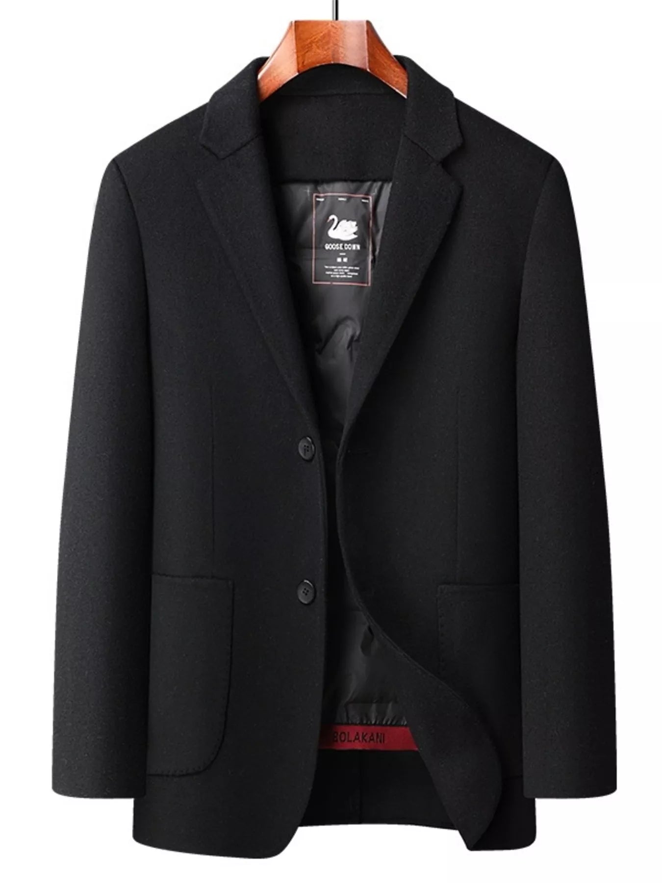 Men's Plus Size Button Up Long Sleeve Coat - PBNJ FASHIONS