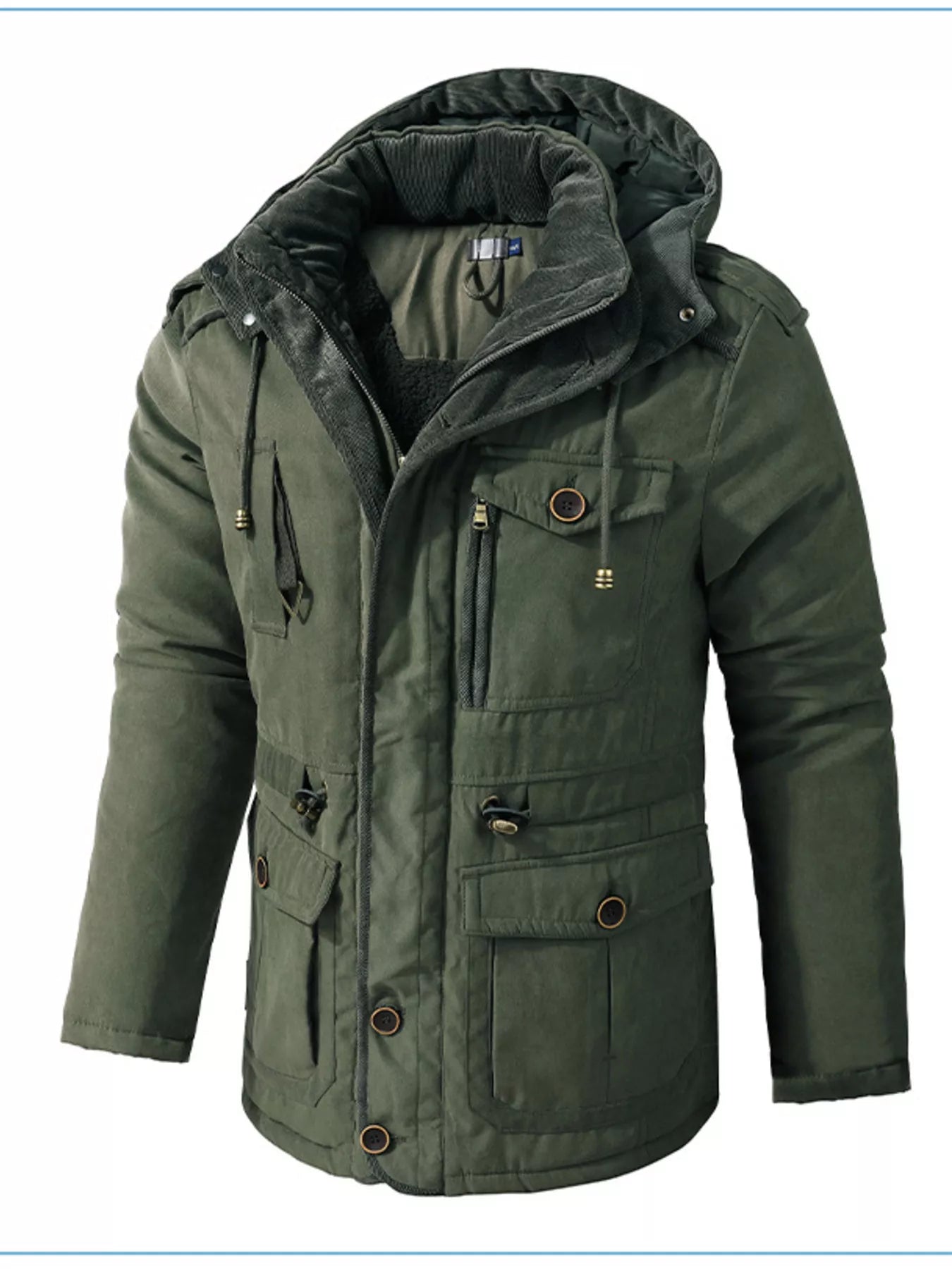 Men's Winter Hooded Zip Up Jacket - PBNJ FASHIONS