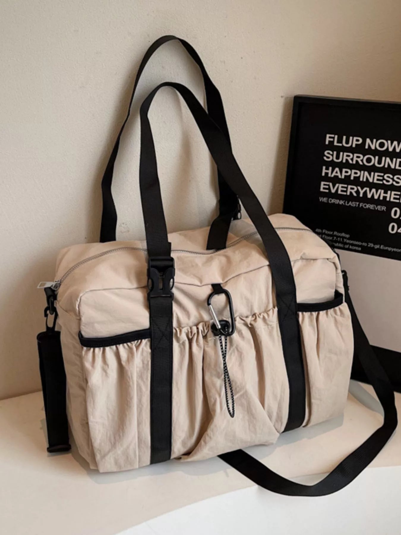 Canvas Travel Duffel Bag - PBNJ FASHIONS