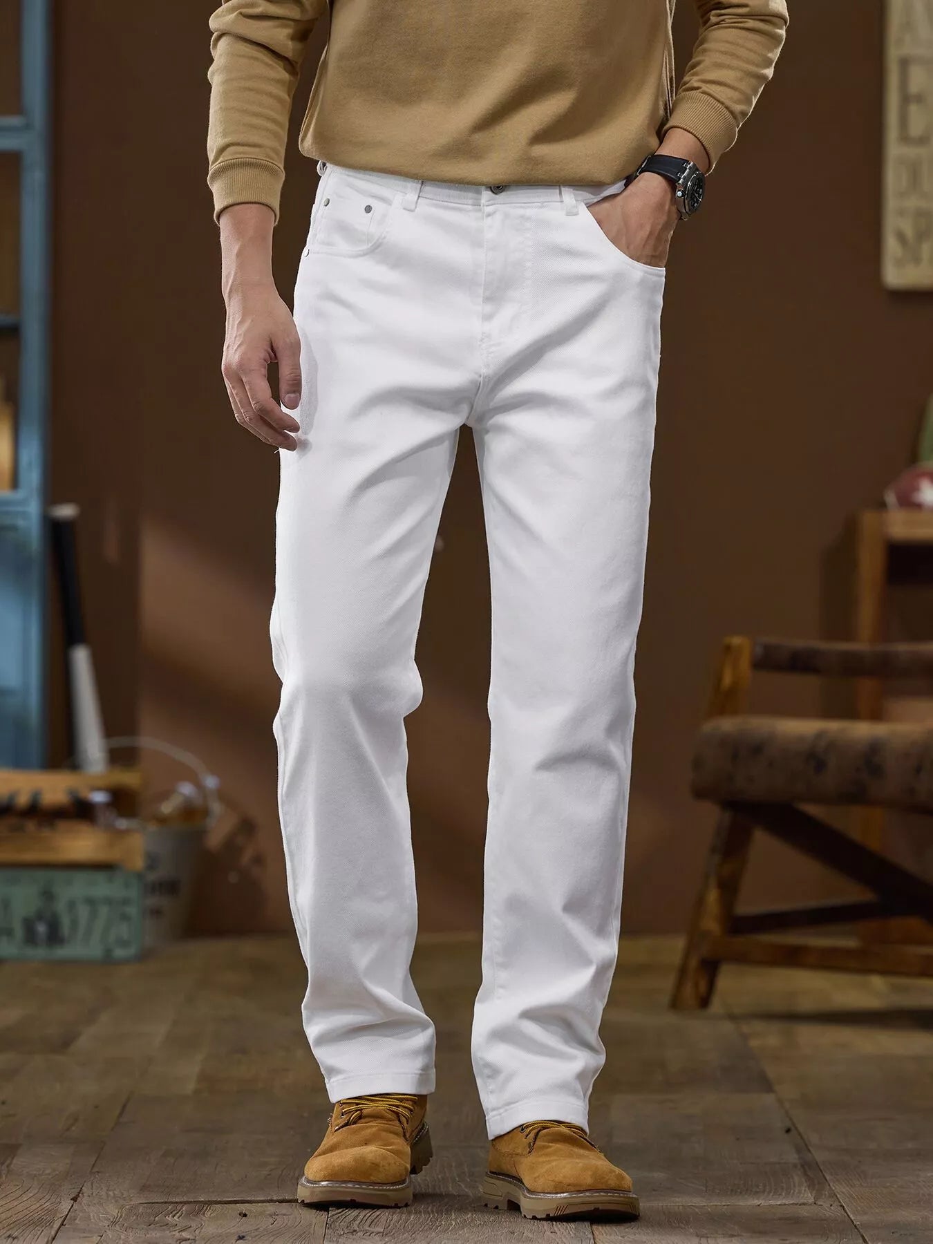 Men's Straight - Leg Pants - PBNJ FASHIONS