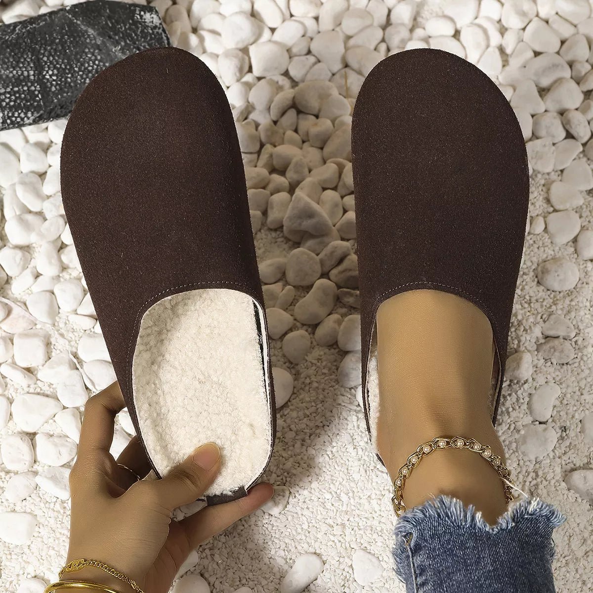 Round Toe Flats Slippers - PBNJ FASHIONS