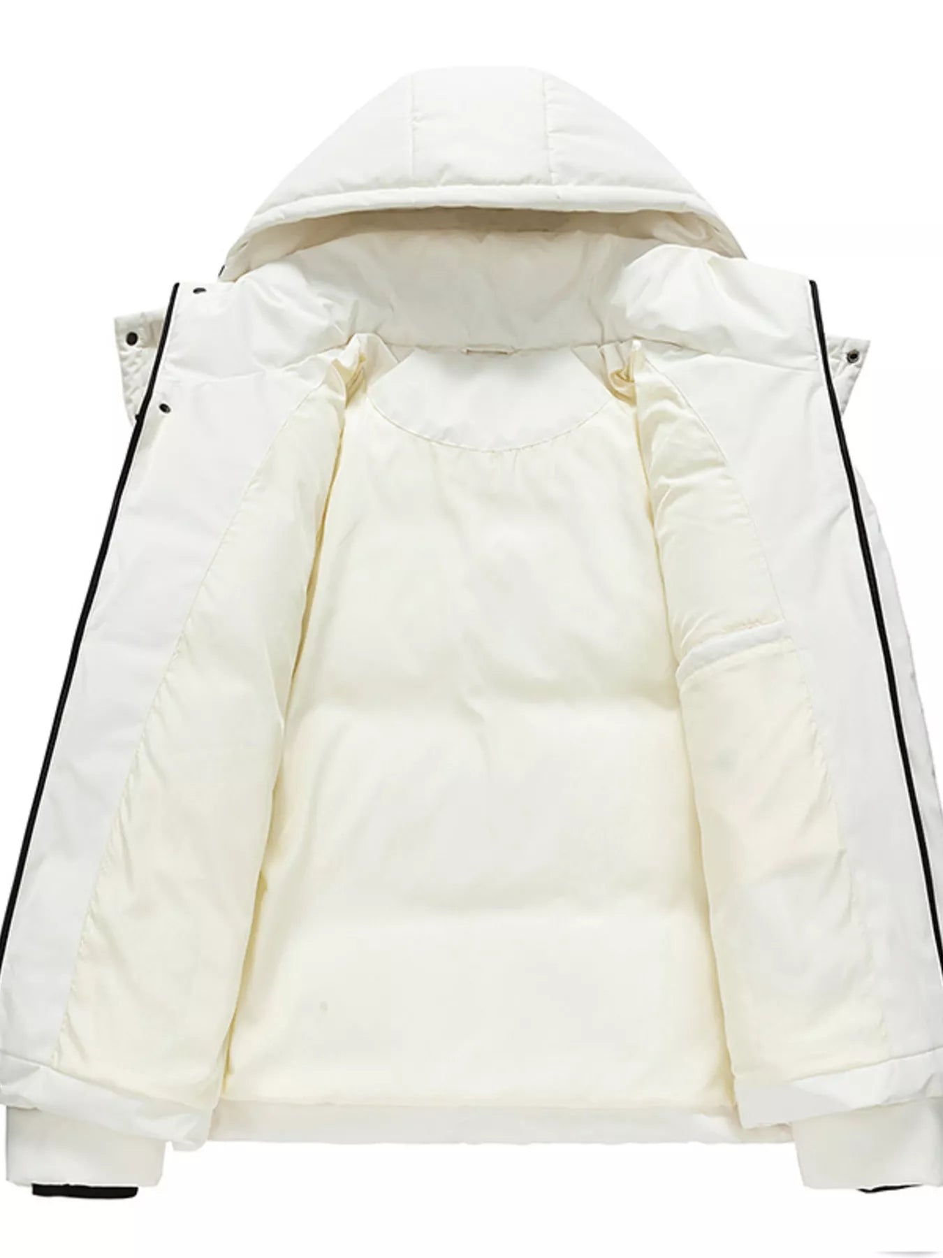 Men's Plus Size Hooded Padded Winter Coat - PBNJ FASHIONS