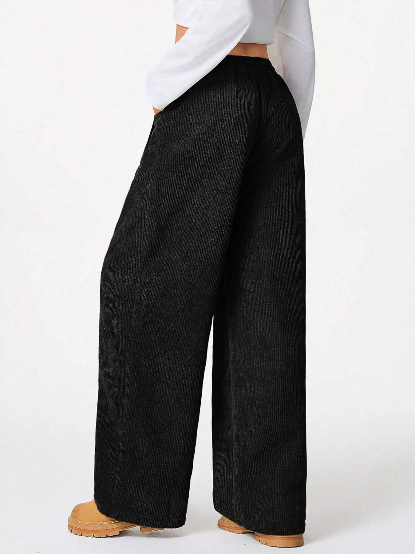 Casual Corduroy Wide Leg Pants - PBNJ FASHIONS