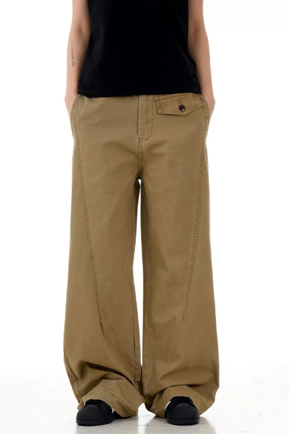 Men's Wide Leg Casual Pants - PBNJ FASHIONS