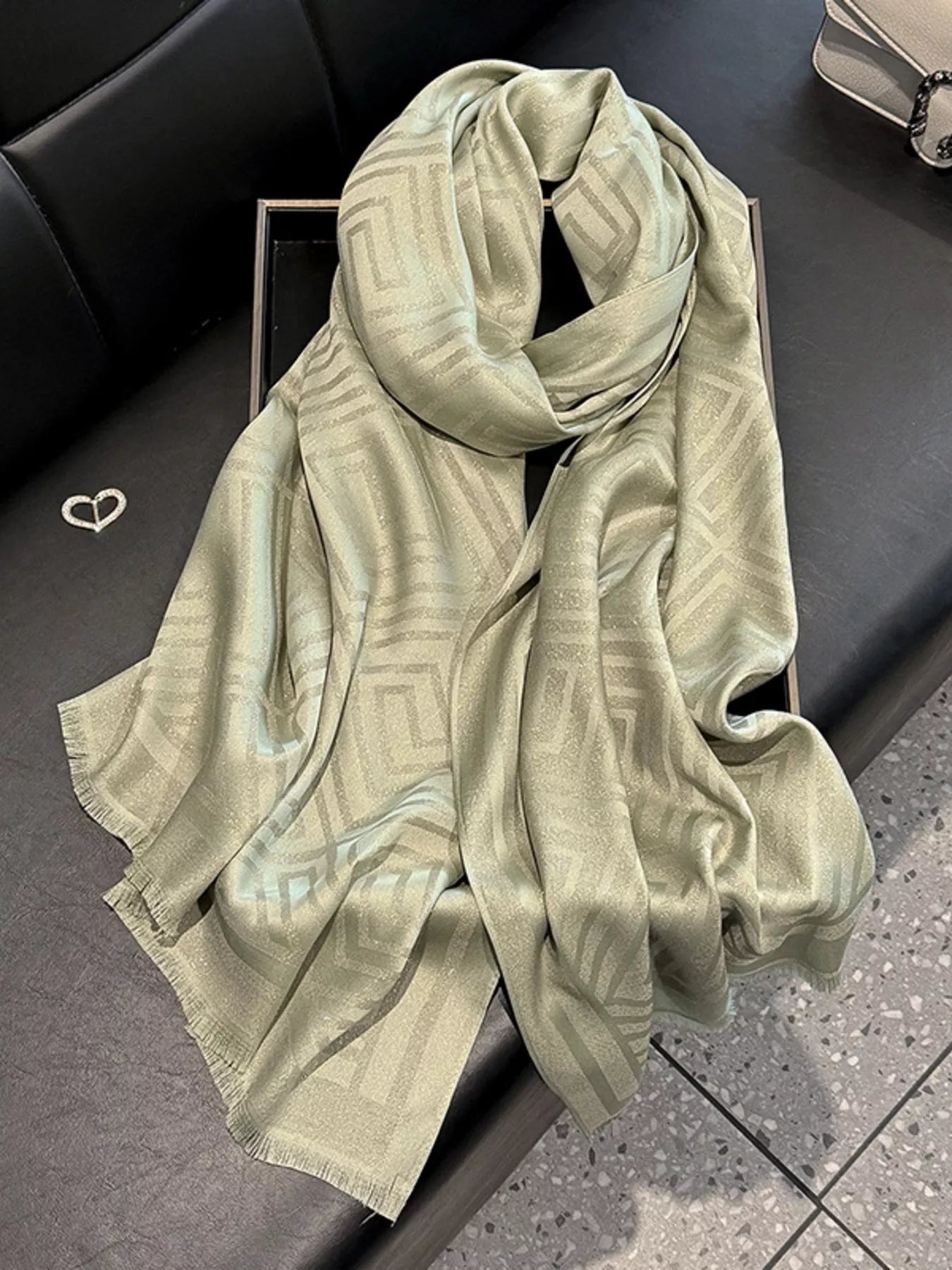 Raw Hem Lightweight Scarf - PBNJ FASHIONS