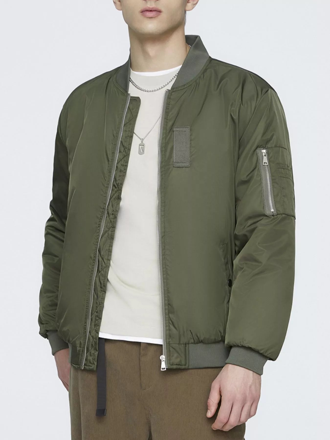 Men's Plus Size Lightweight Bomber Jacket - PBNJ FASHIONS