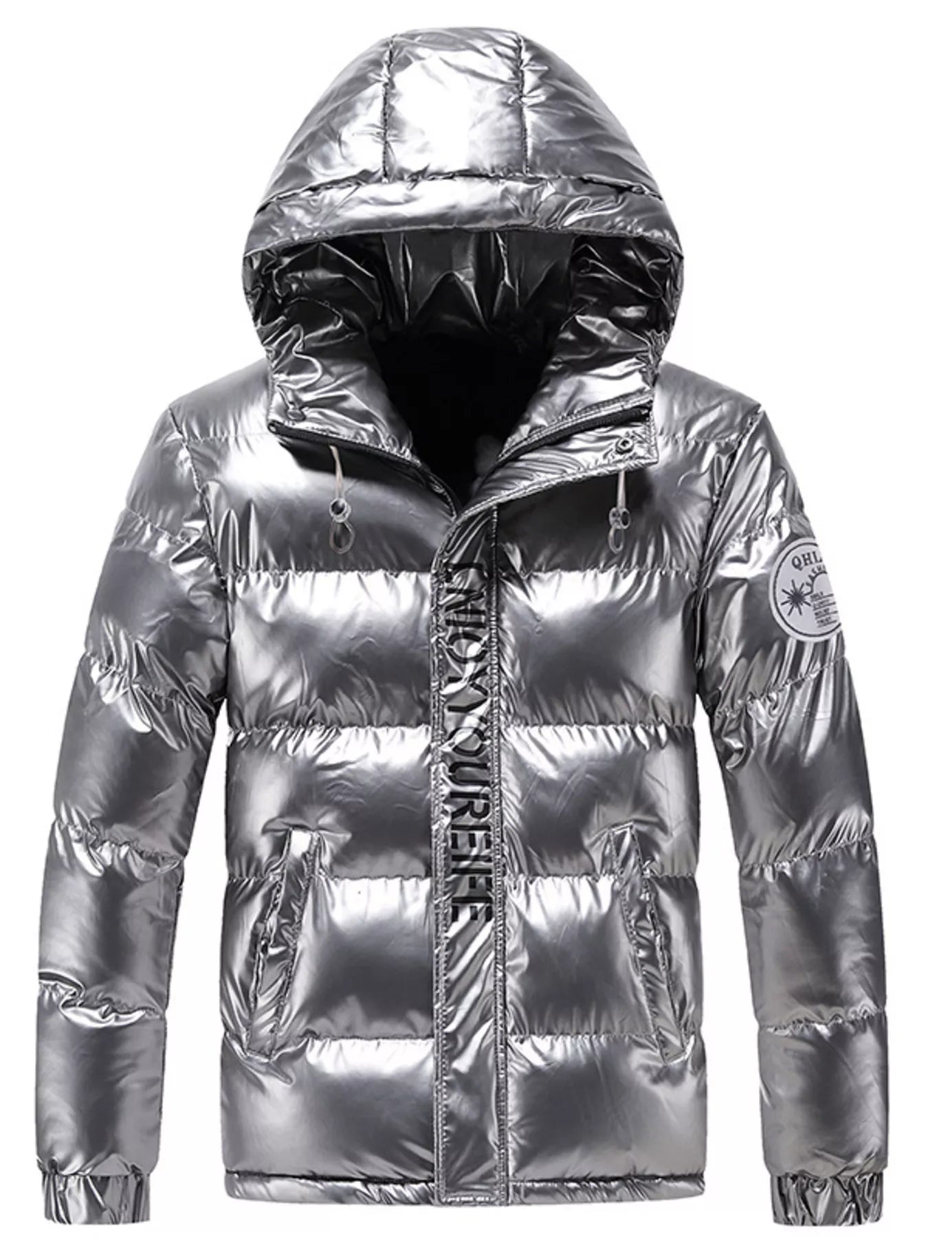 Men's Plus Size Zip Up Puffer Jacket - PBNJ FASHIONS