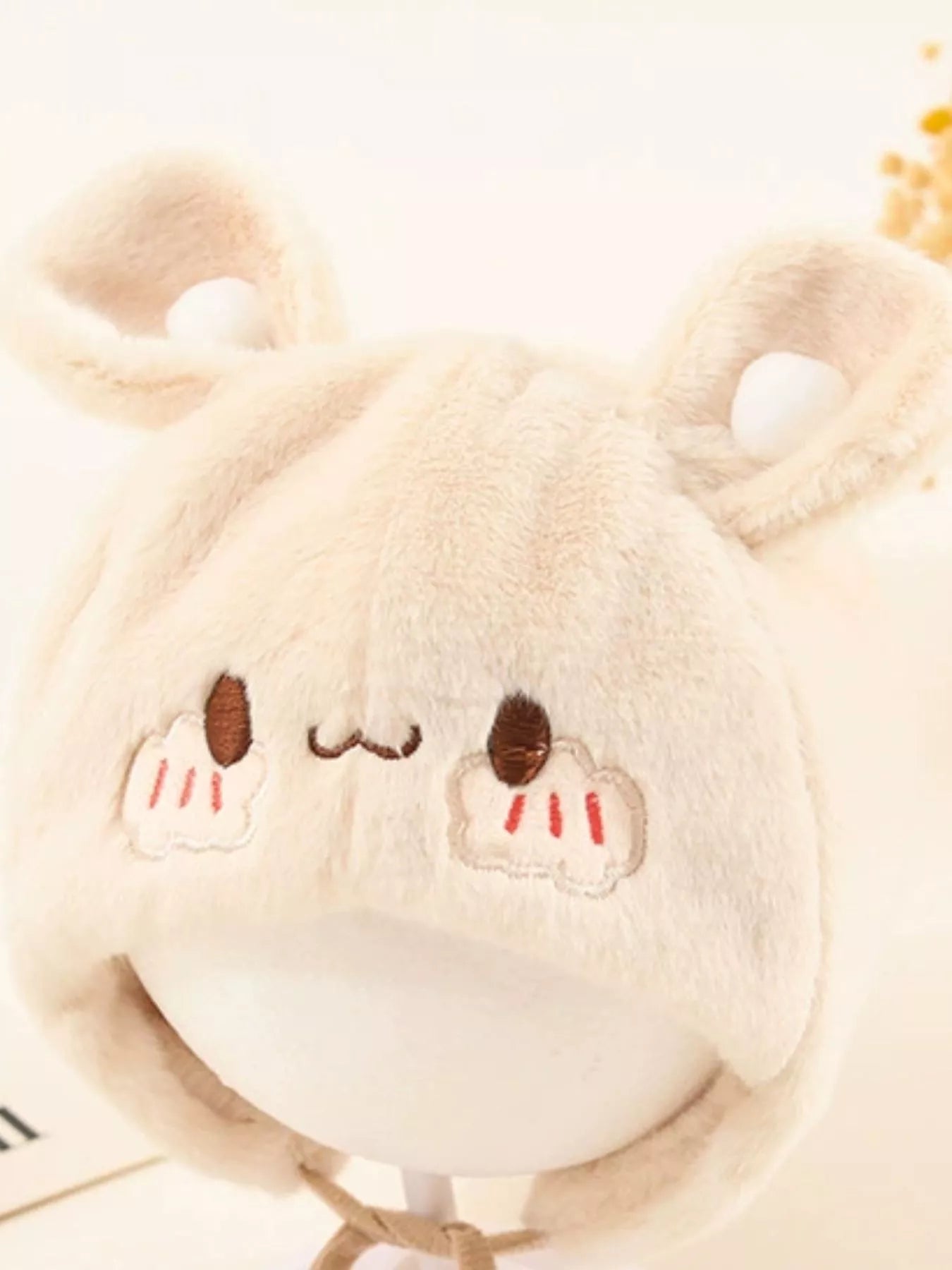 Children's Cute Bear Ear Plush Hat - PBNJ FASHIONS