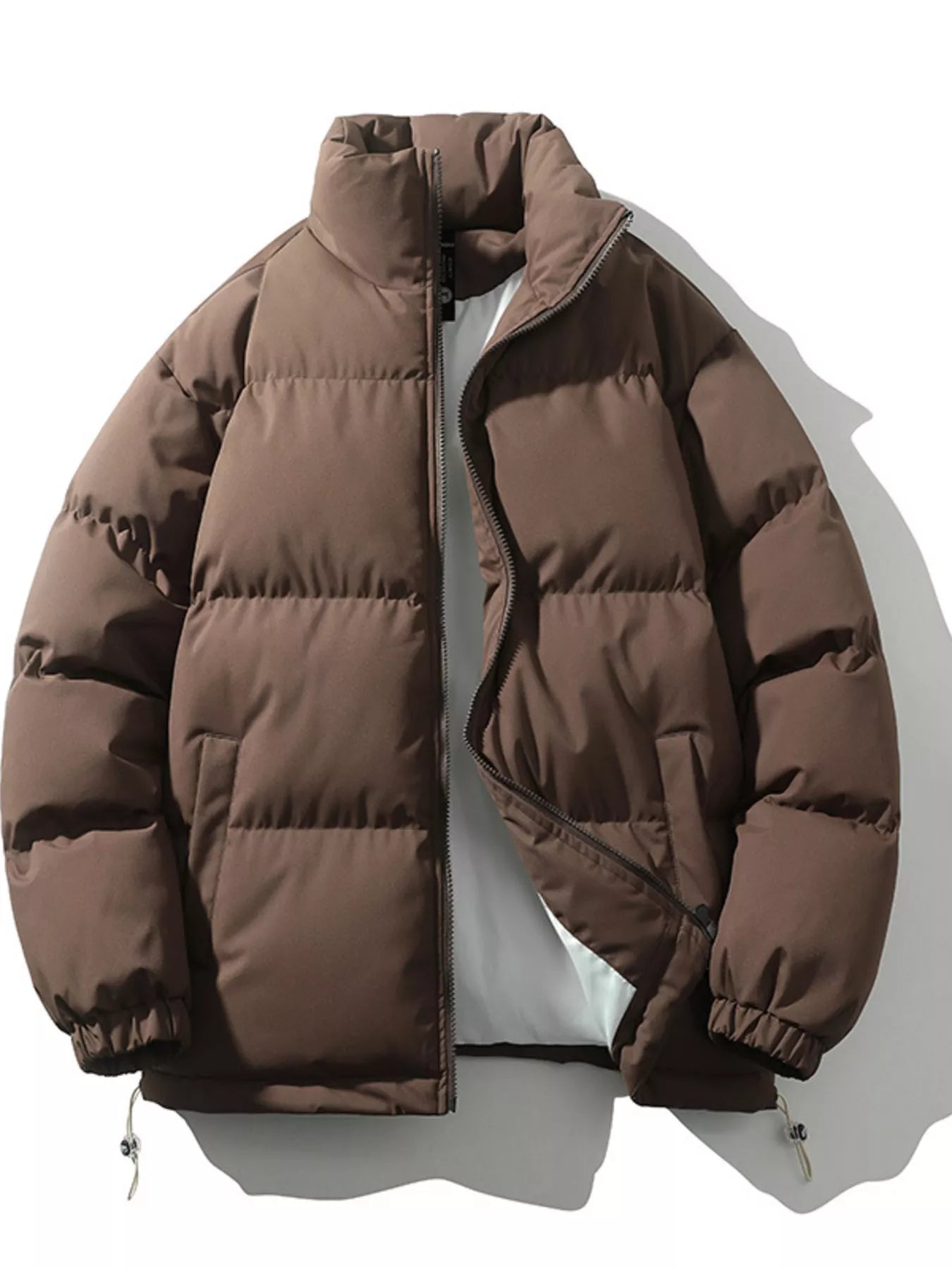 Men's Full Size Padded Zip Up Puffer Jacket Plus Size - PBNJ FASHIONS