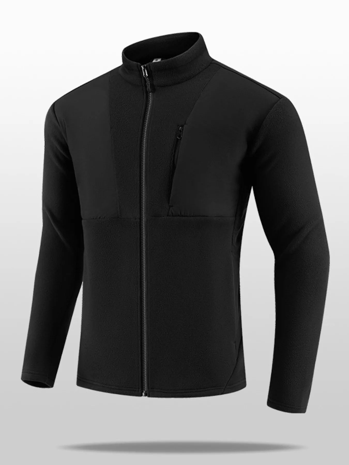 Men's Plus Size Full - Zip Fleece Jacket - PBNJ FASHIONS