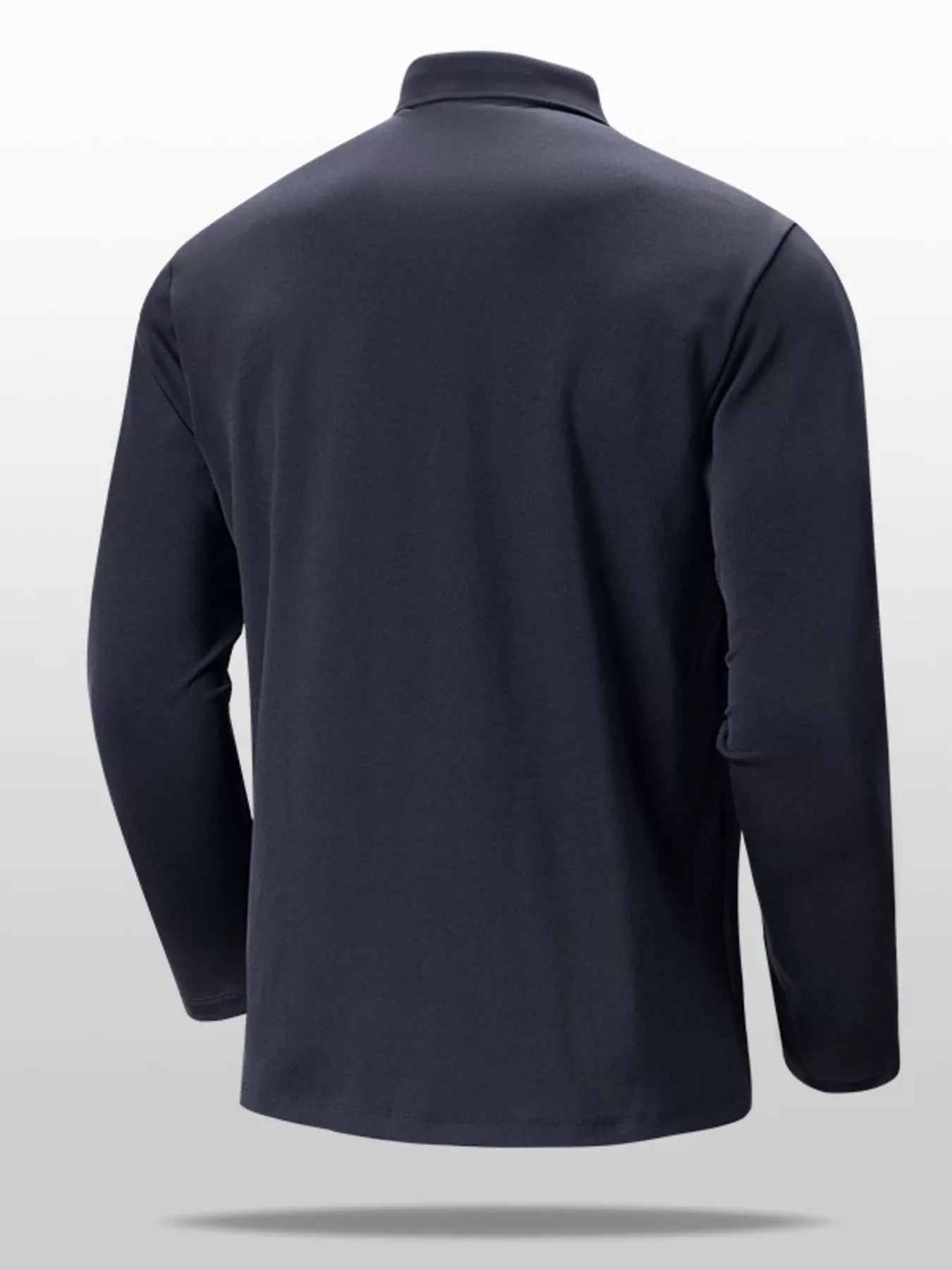 Men's Plus Size Long Sleeve Slim Fit Polo Shirt - PBNJ FASHIONS