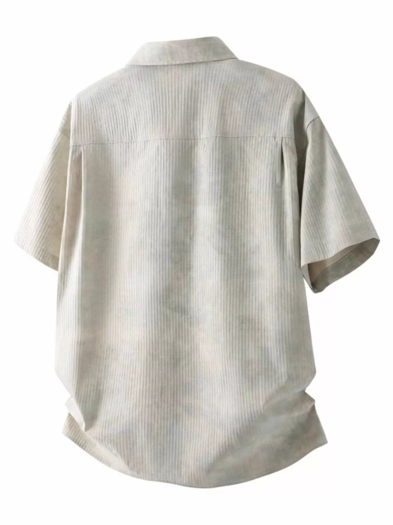 Men's Plus Size Casual Short Sleeve Shirt - PBNJ FASHIONS