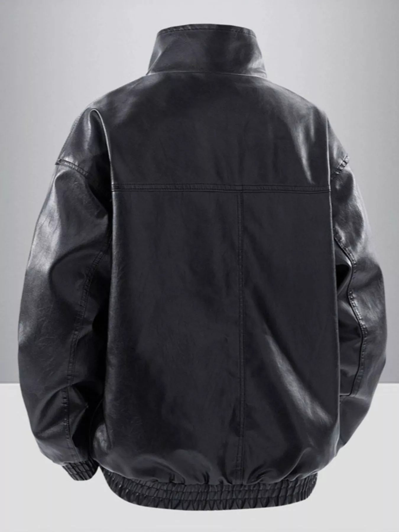 Men's Plus Size Casual Zip Up Jacket - PBNJ FASHIONS