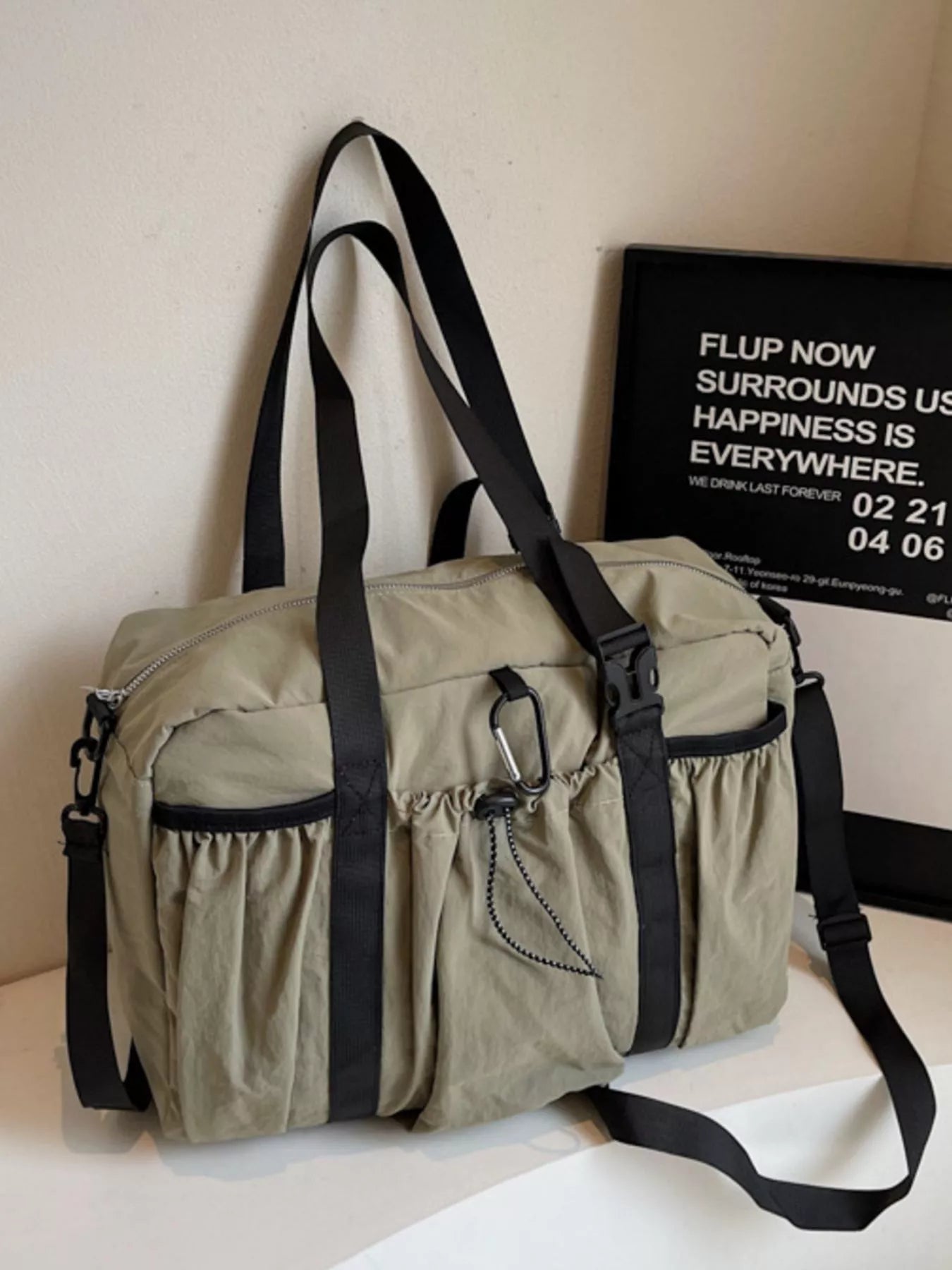 Canvas Travel Duffel Bag - PBNJ FASHIONS