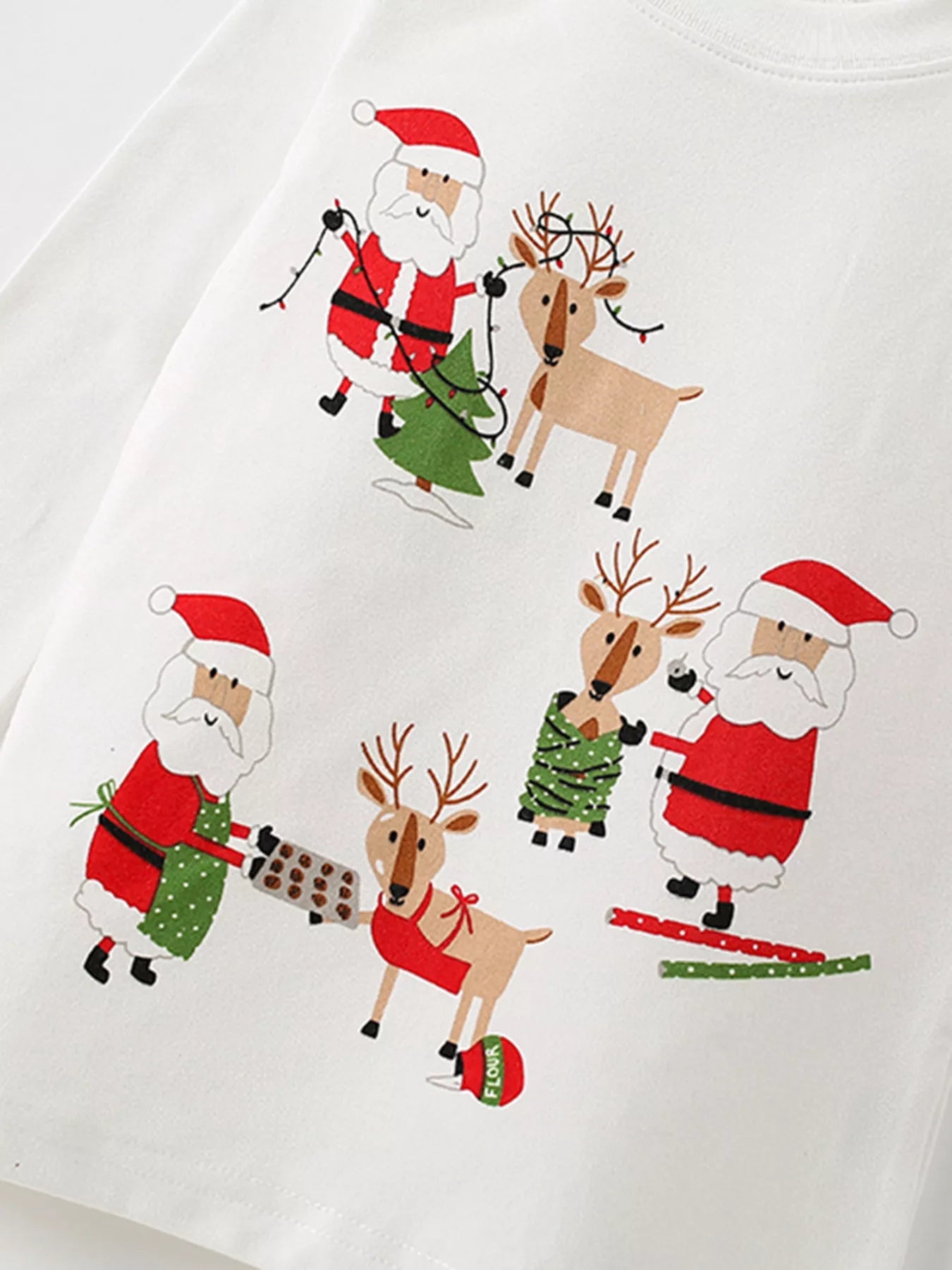 Children's Christmas Santa & Reindeer Pajama Set - PBNJ FASHIONS